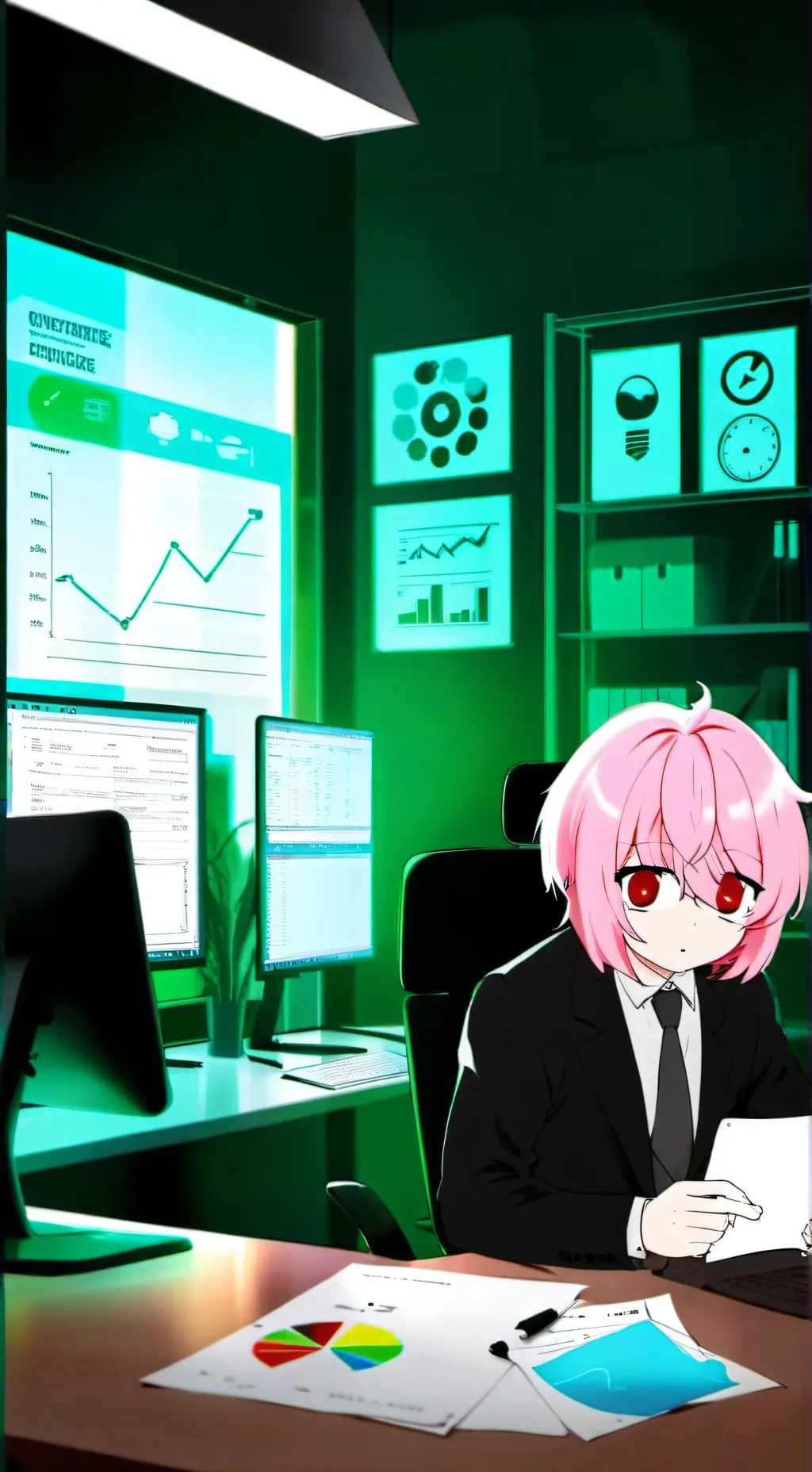 ai character: The Green Tycoon's Quest background