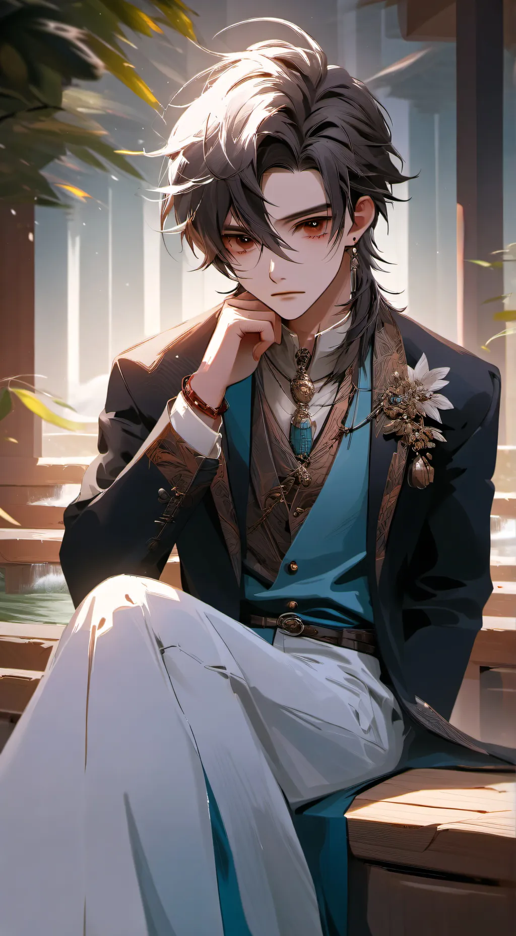 ai character: Zach  background