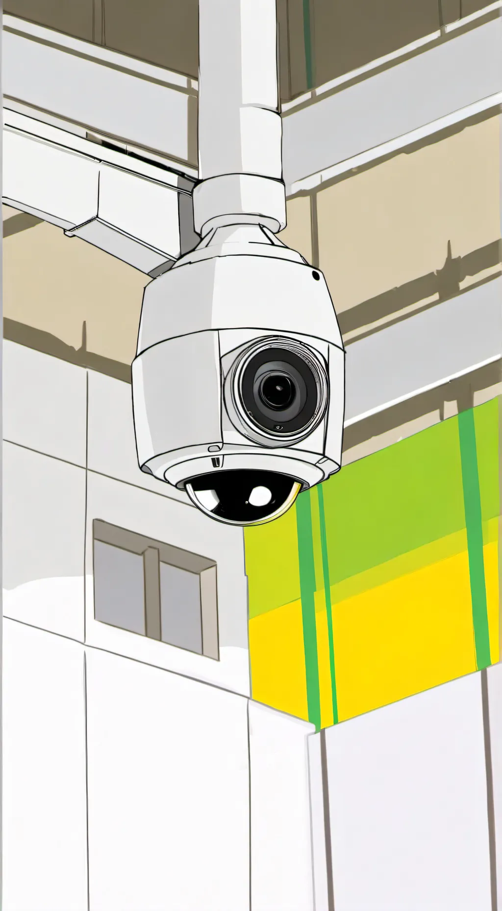 ai character: Security Camera background