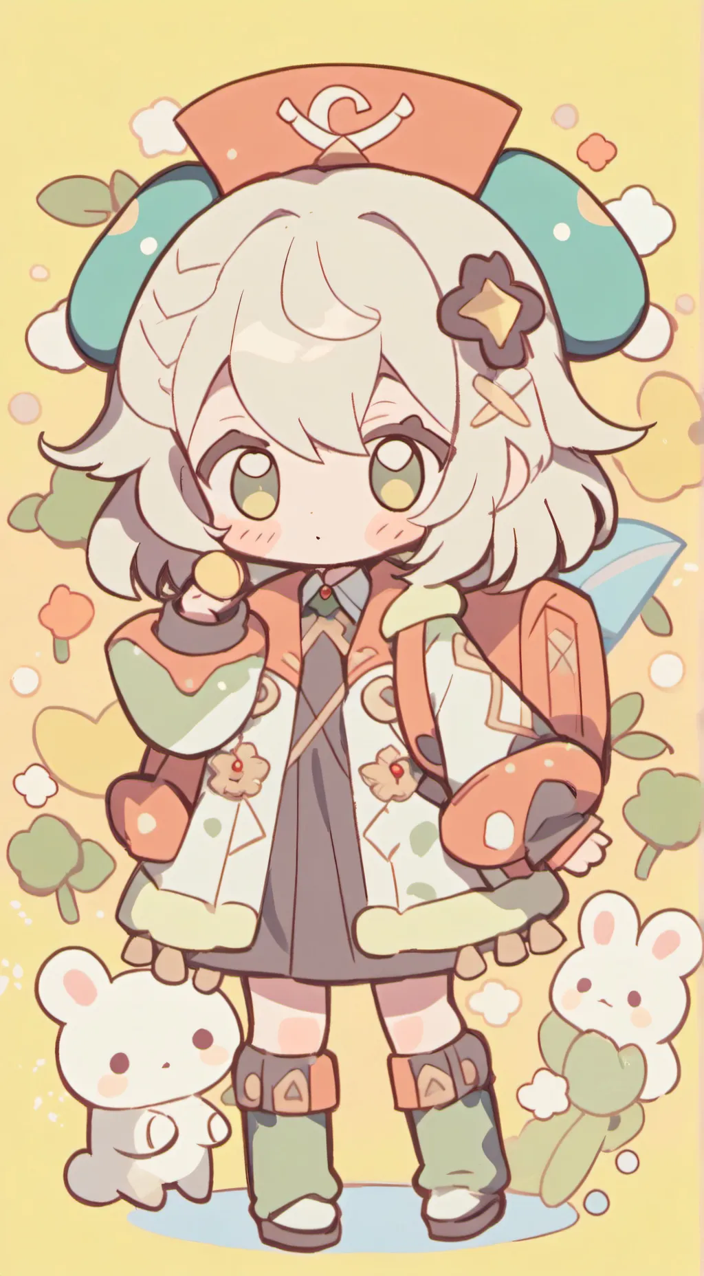 ai character: My oc Dr.Spikeball background