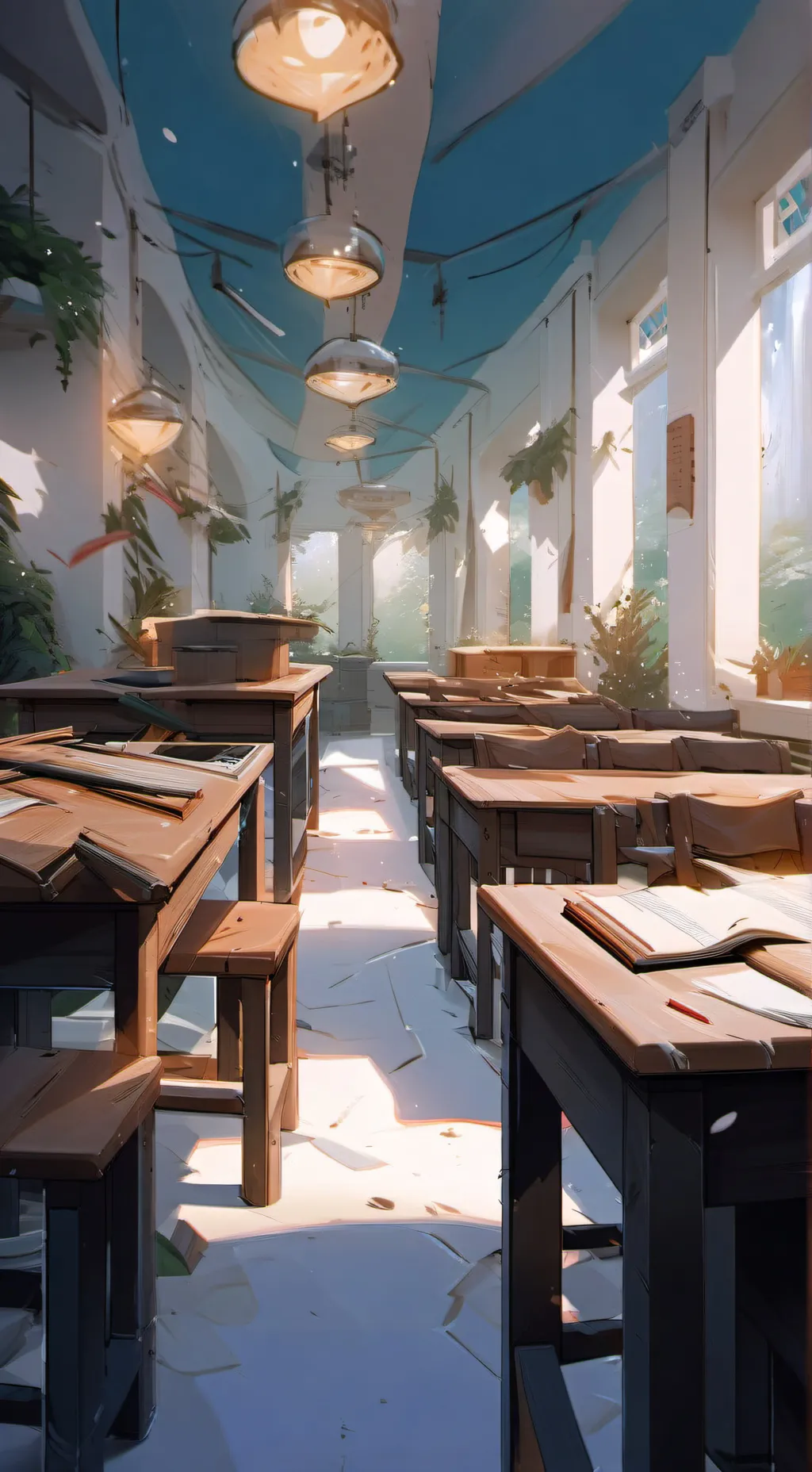 ai character: School background