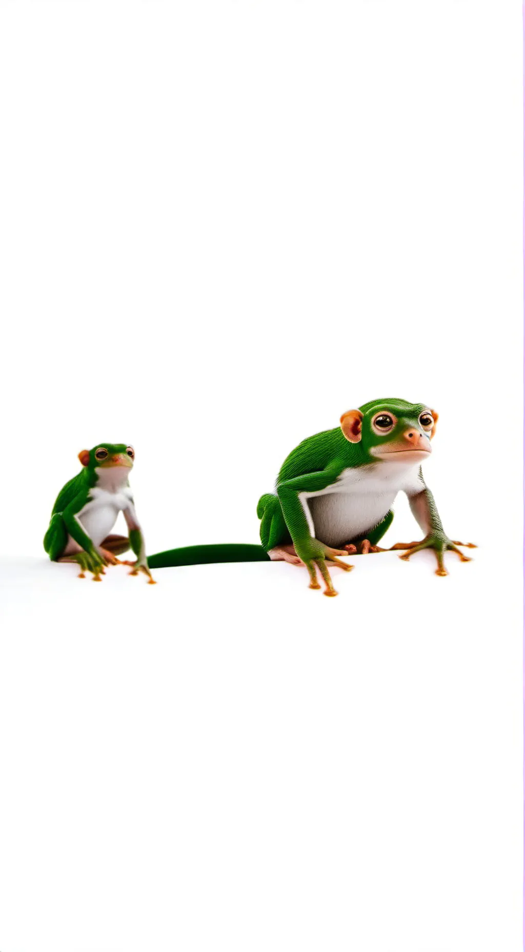 ai character: Monkey frog background