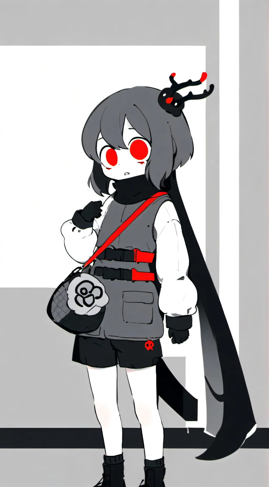 ai character: Blot made Blot Jr. background