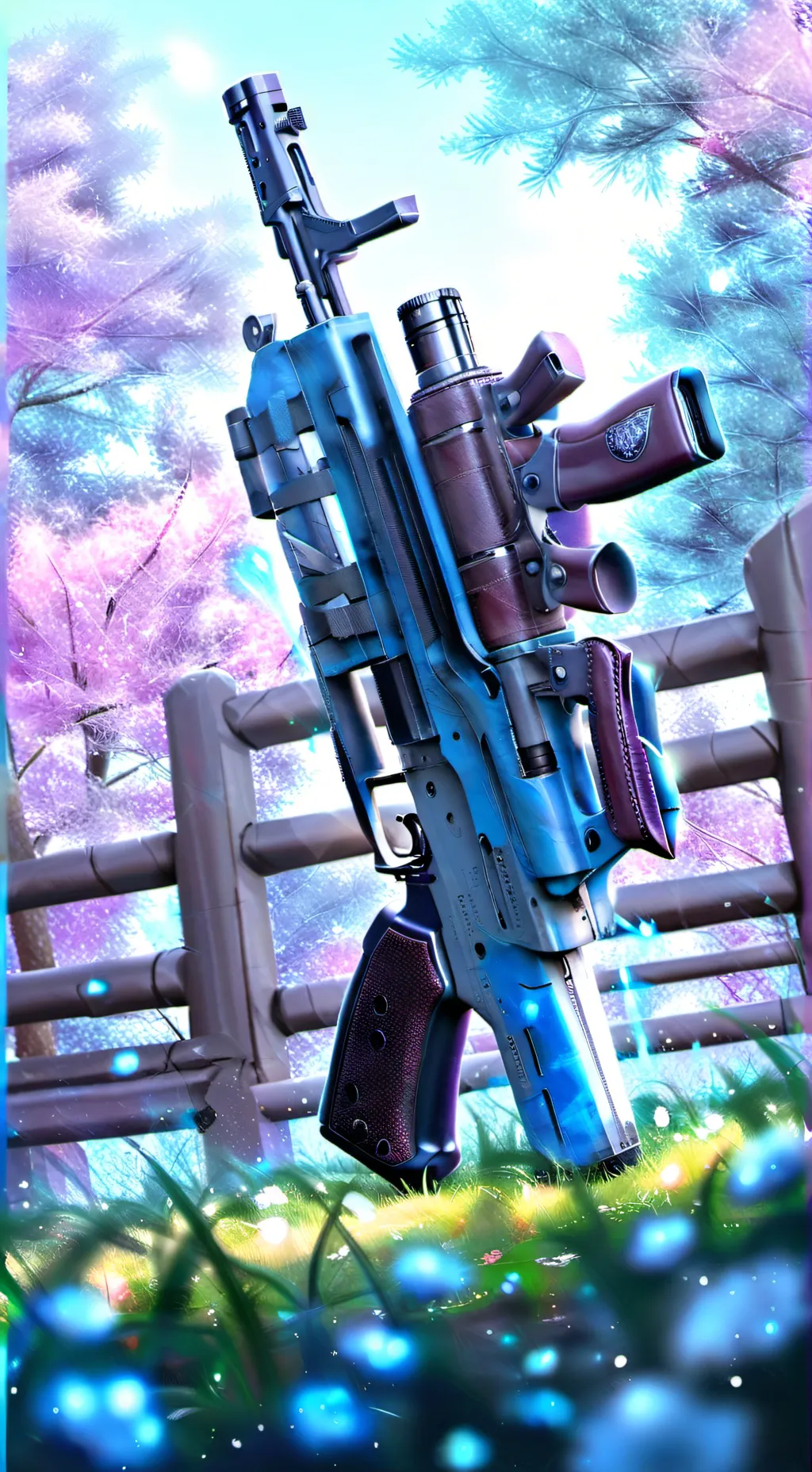 ai character: Uzi  background