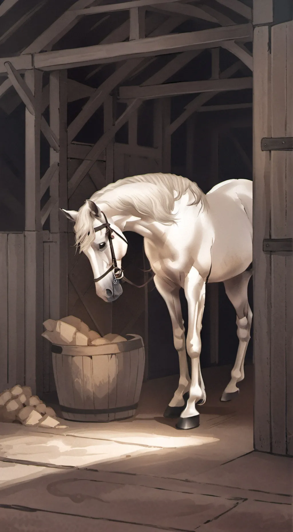 ai character: 🏇🏻 background