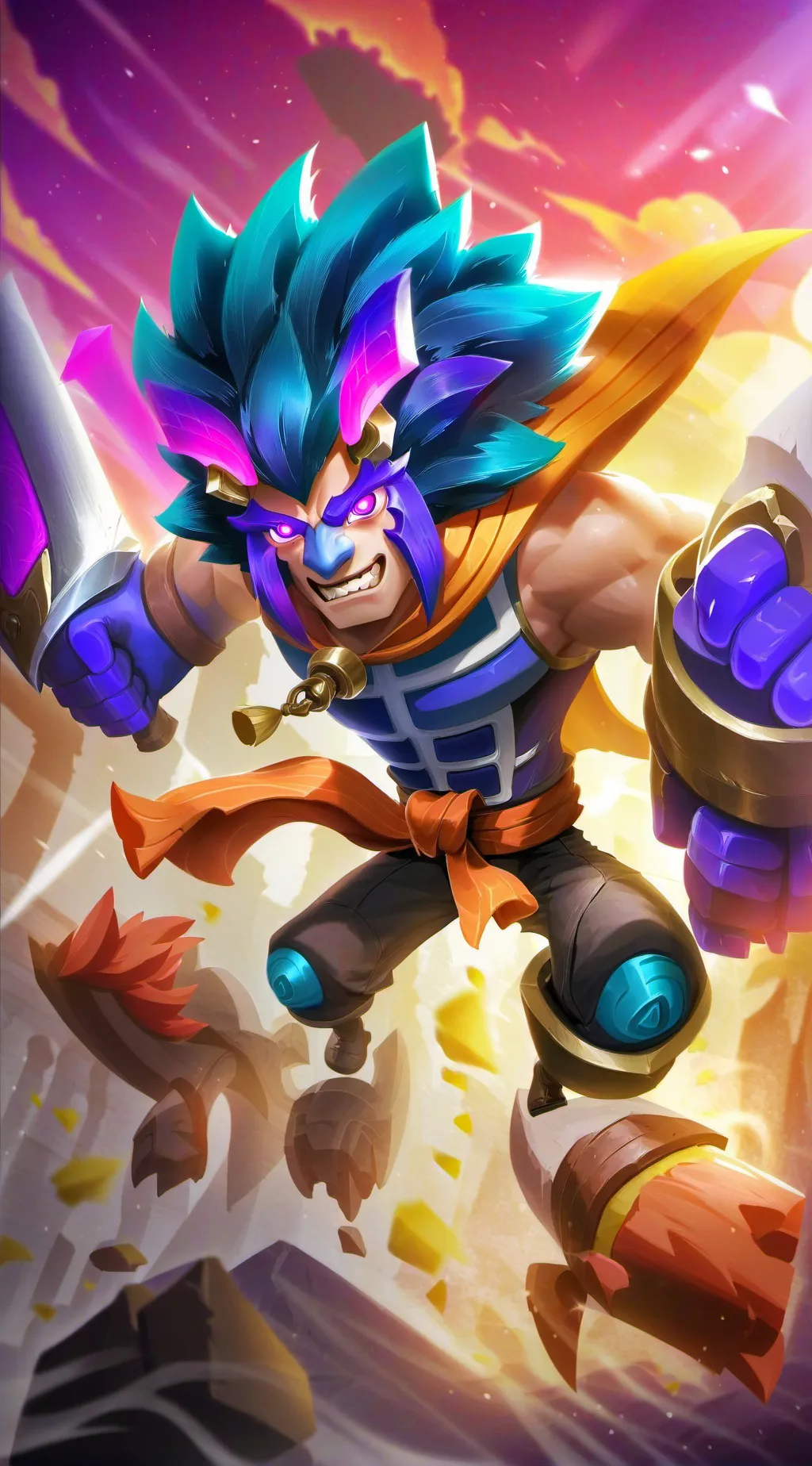 ai character: Raphonardo angst background