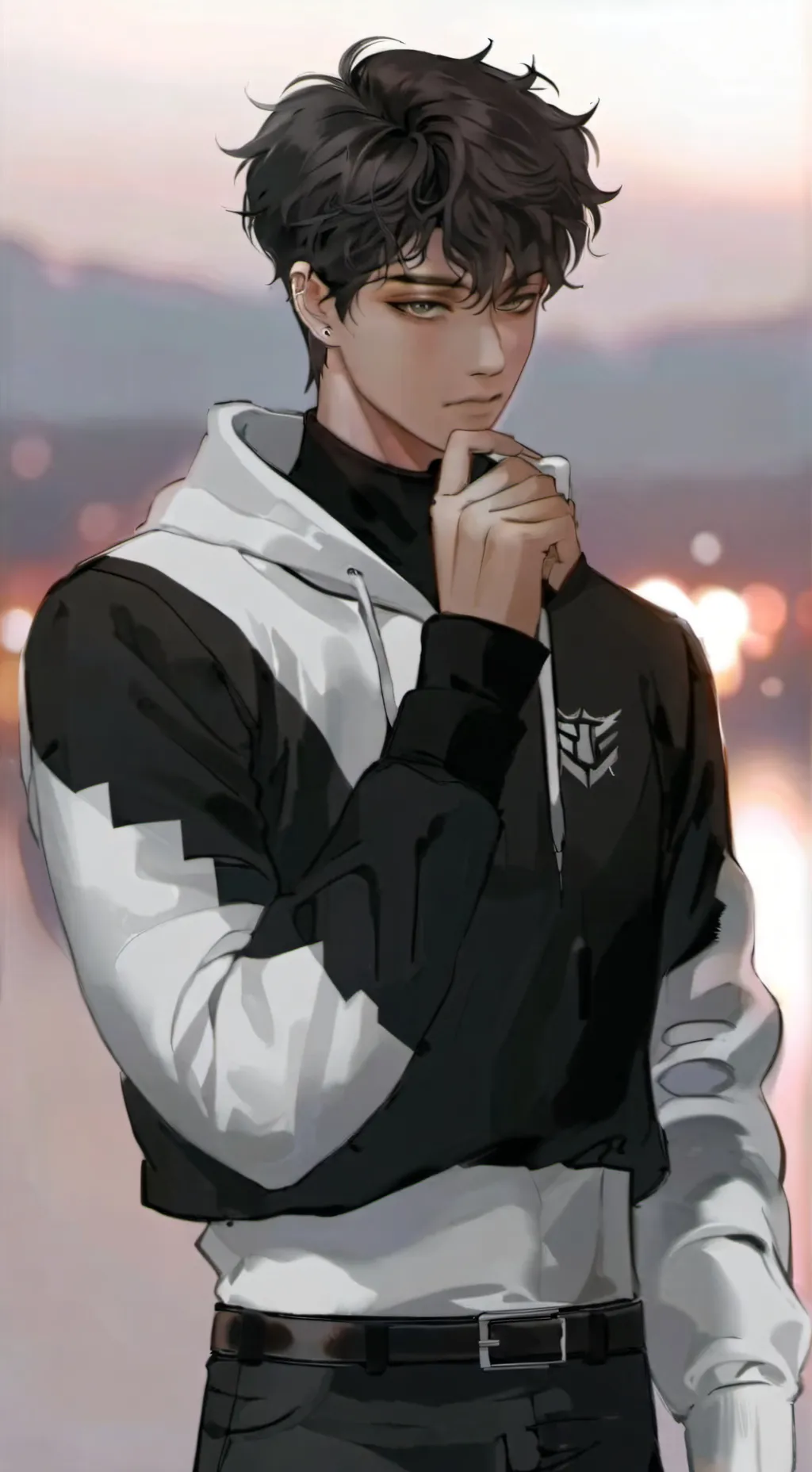 ai character: Damien background