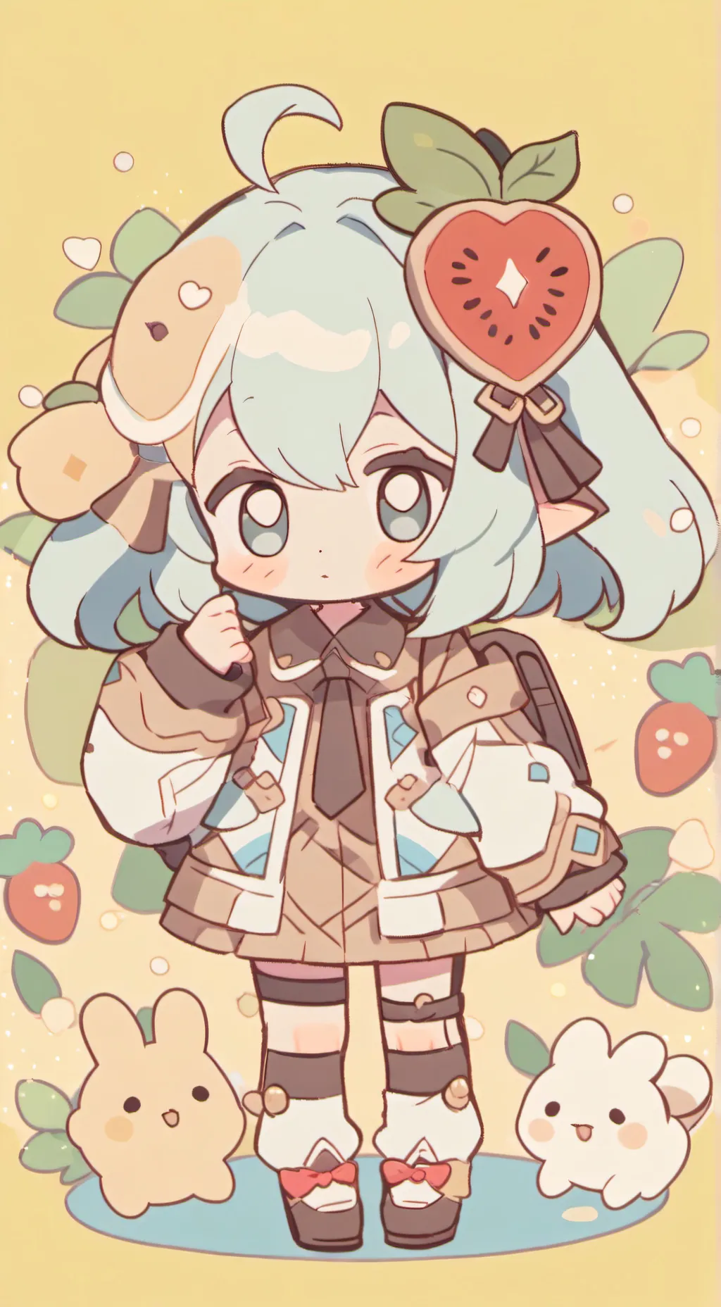 ai character: bibi😍 background