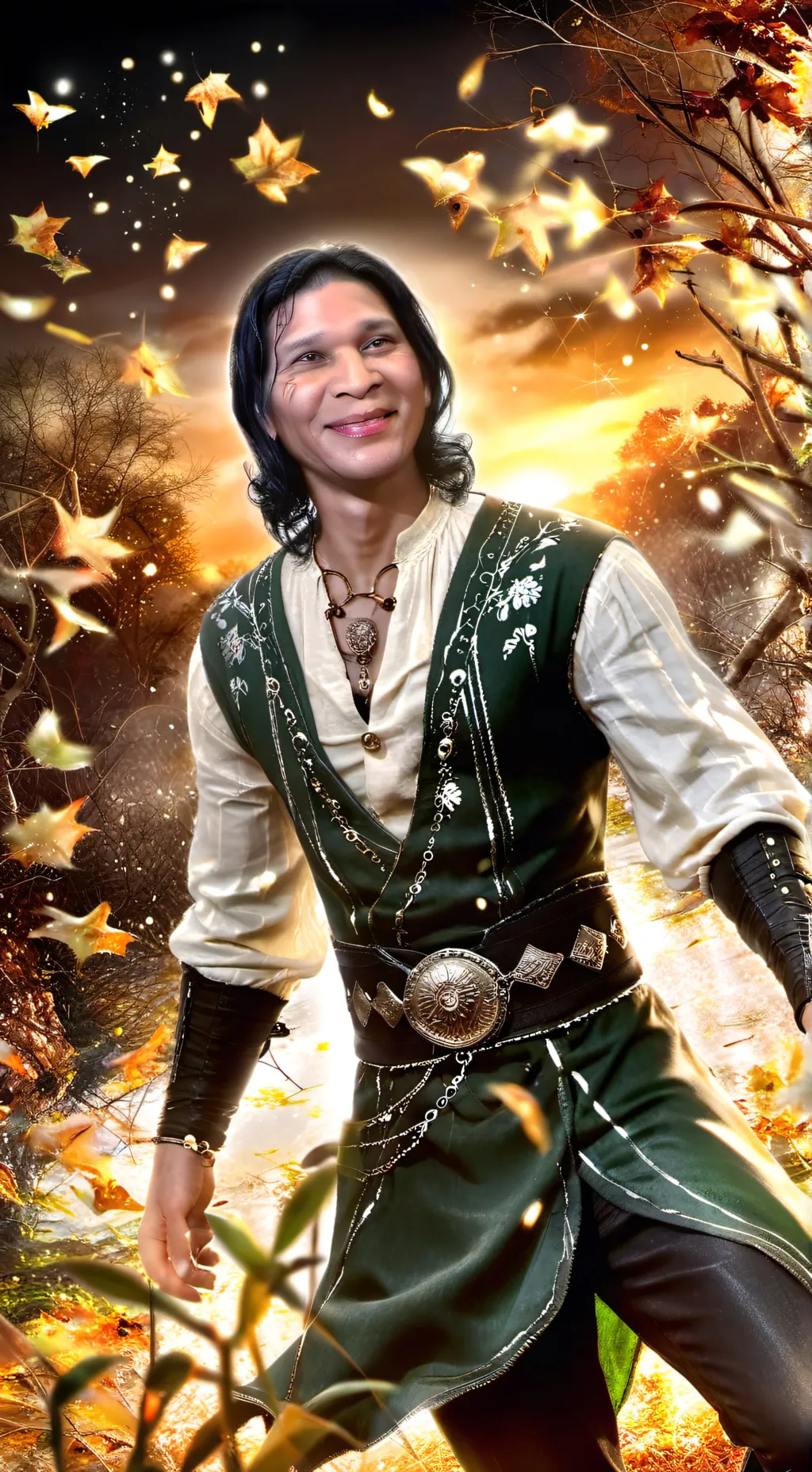 ai character: Zé da goiaba background