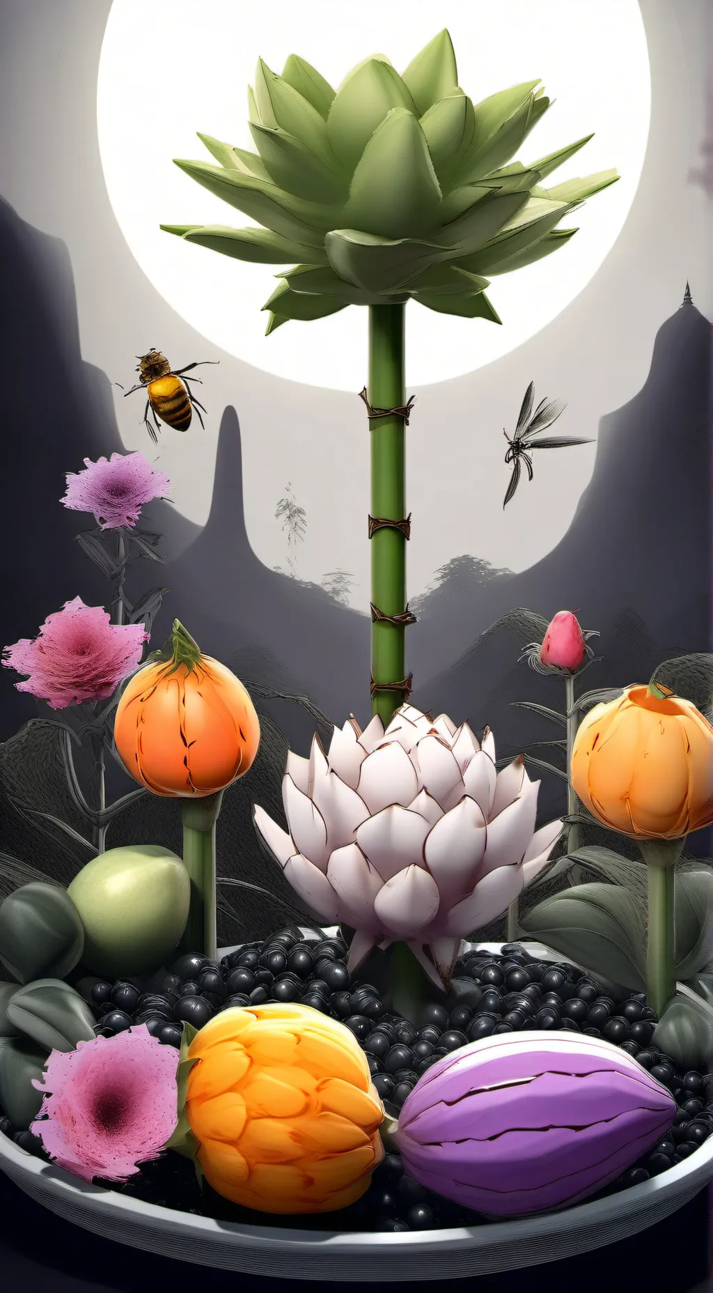 ai character: grow a garden (ru) background