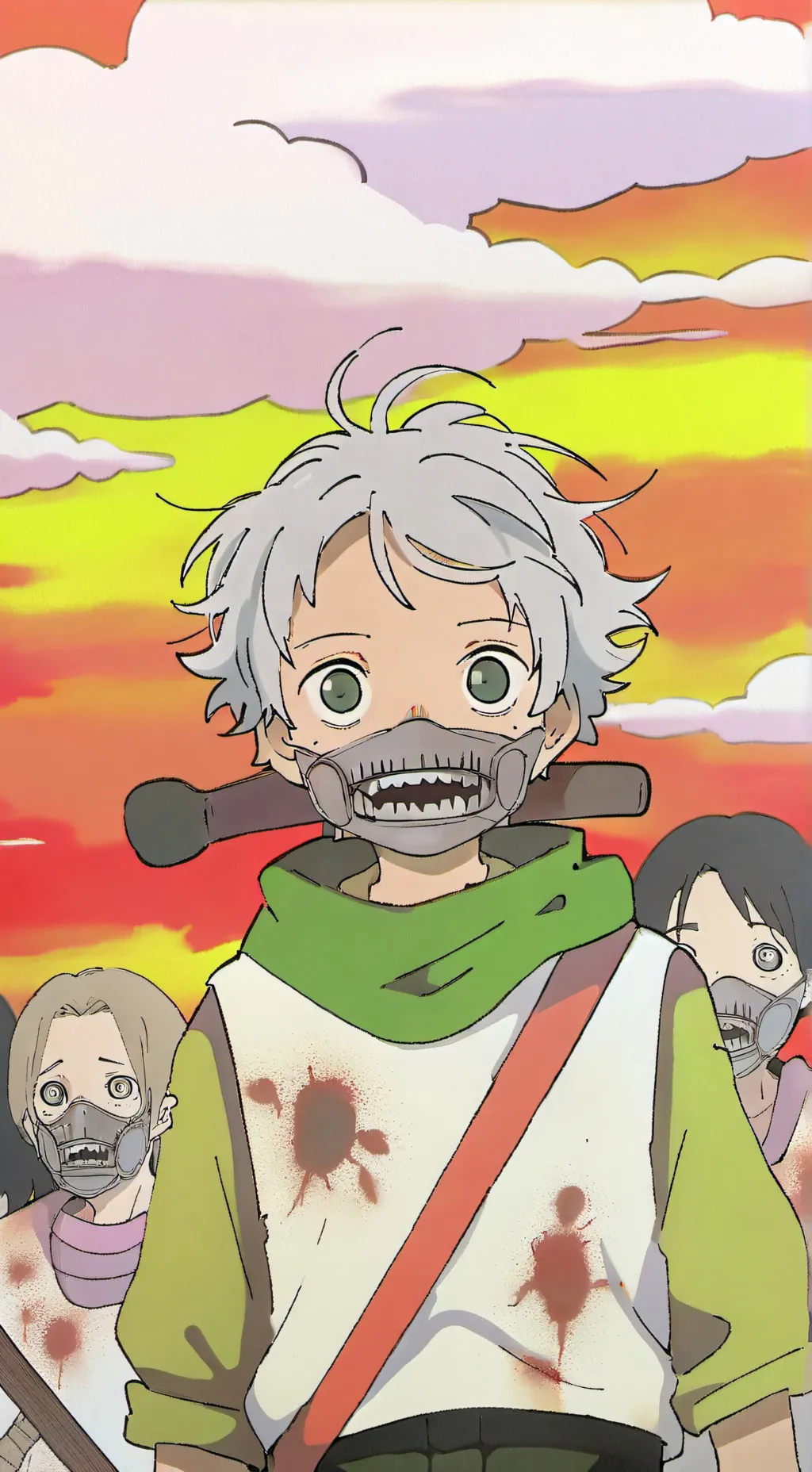 ai character: zombie apocalypse background