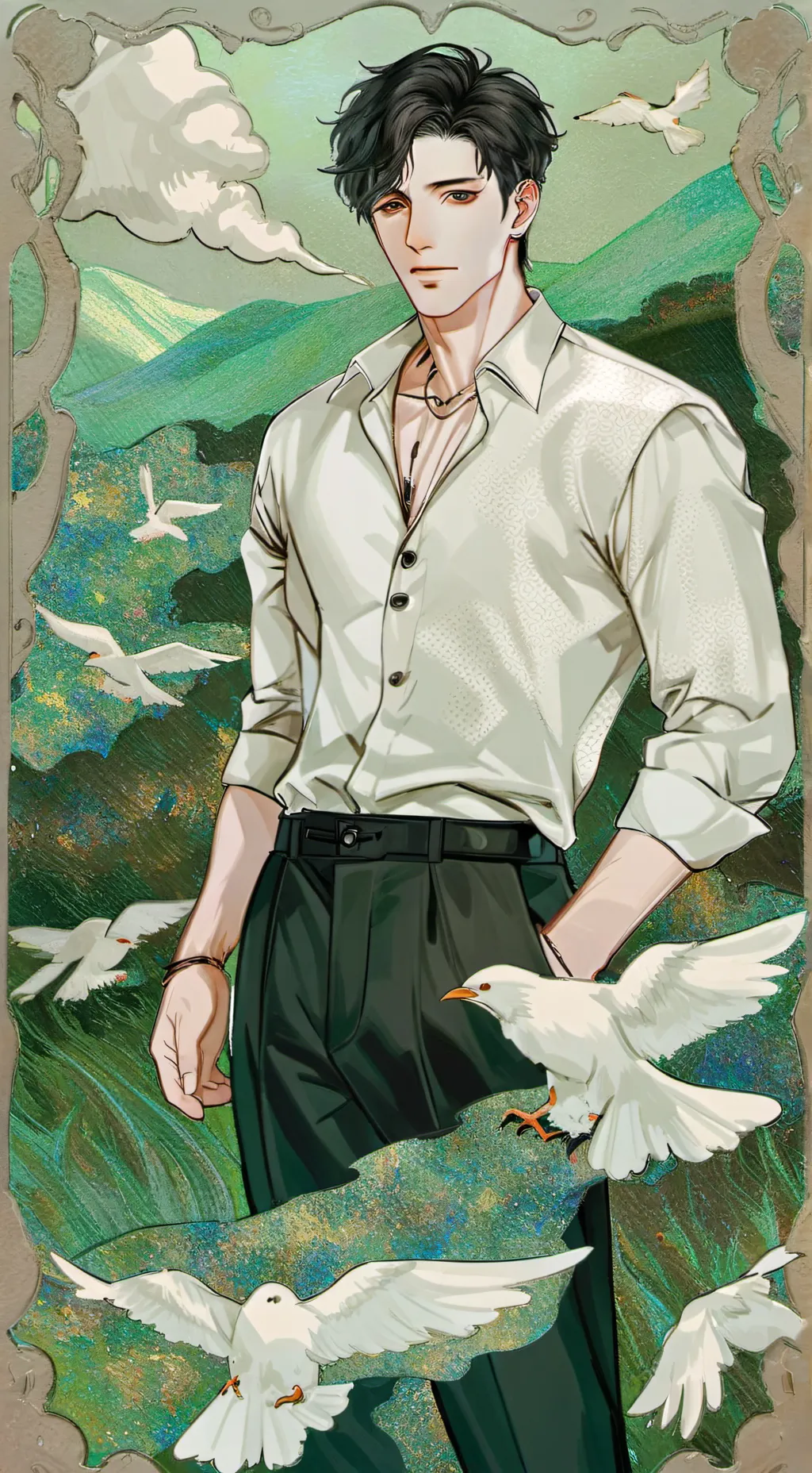 ai character: Enzo background