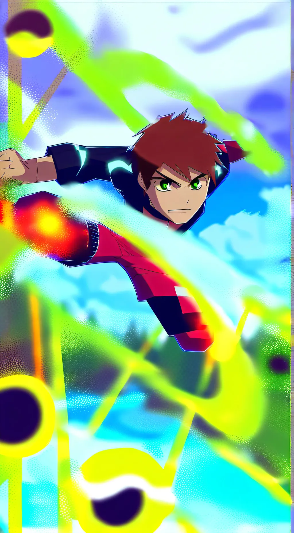 ai character: ben 10 background