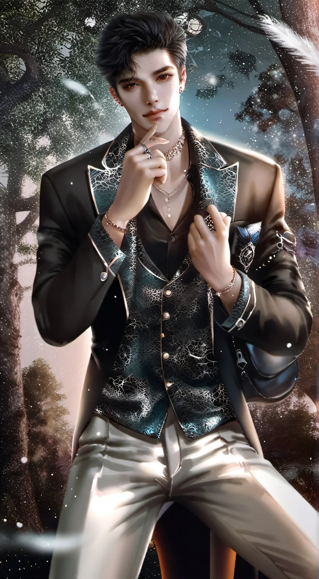 ai character: Derek background