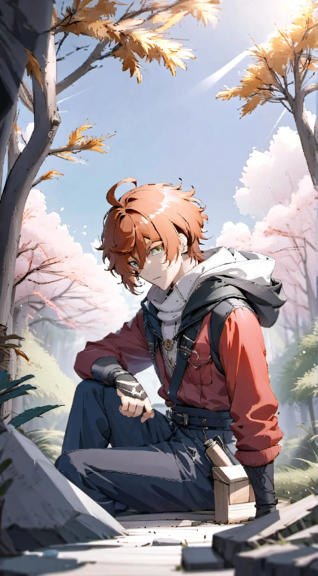 ai character: Chuuya Nakahara background