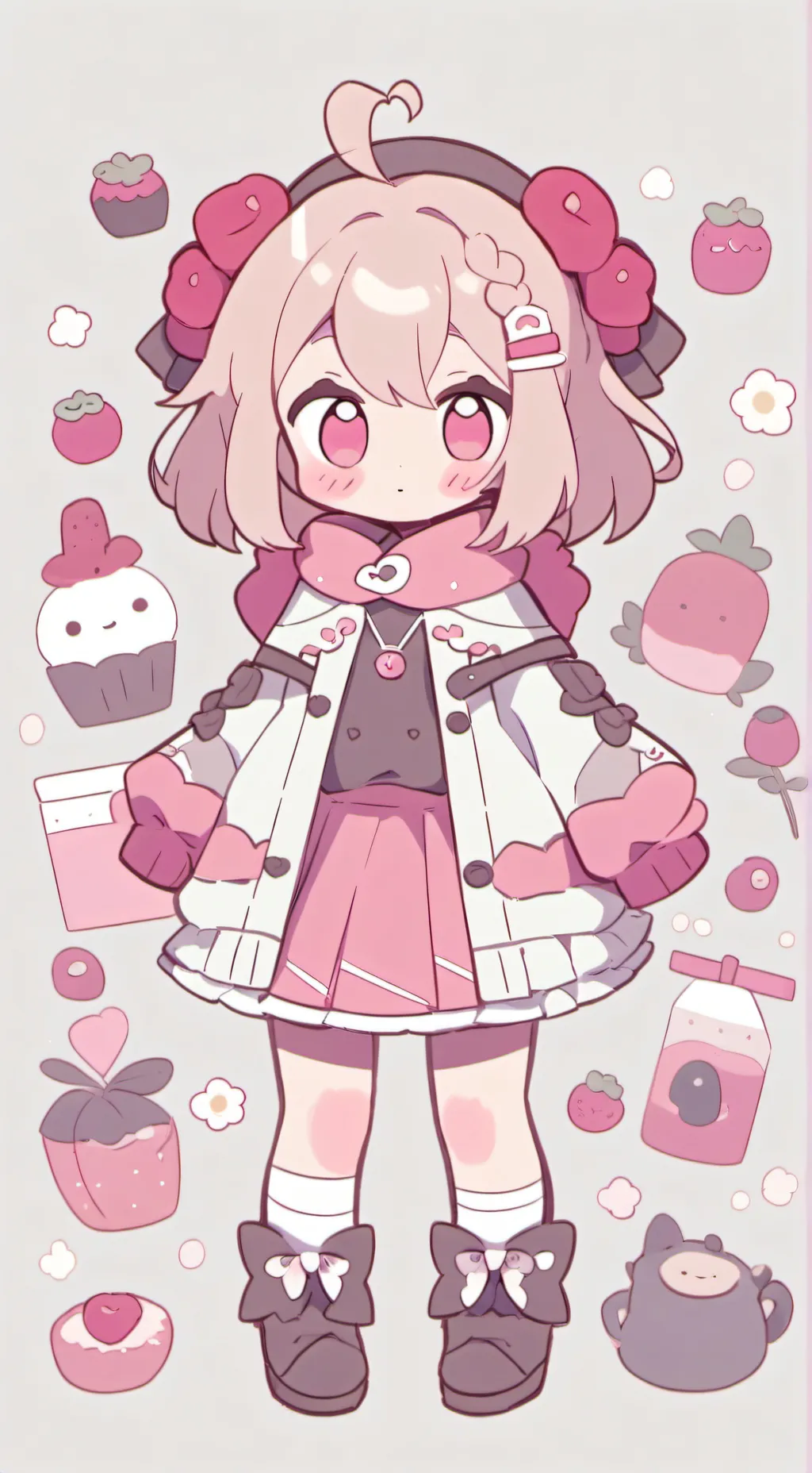 ai character: Nezuko background