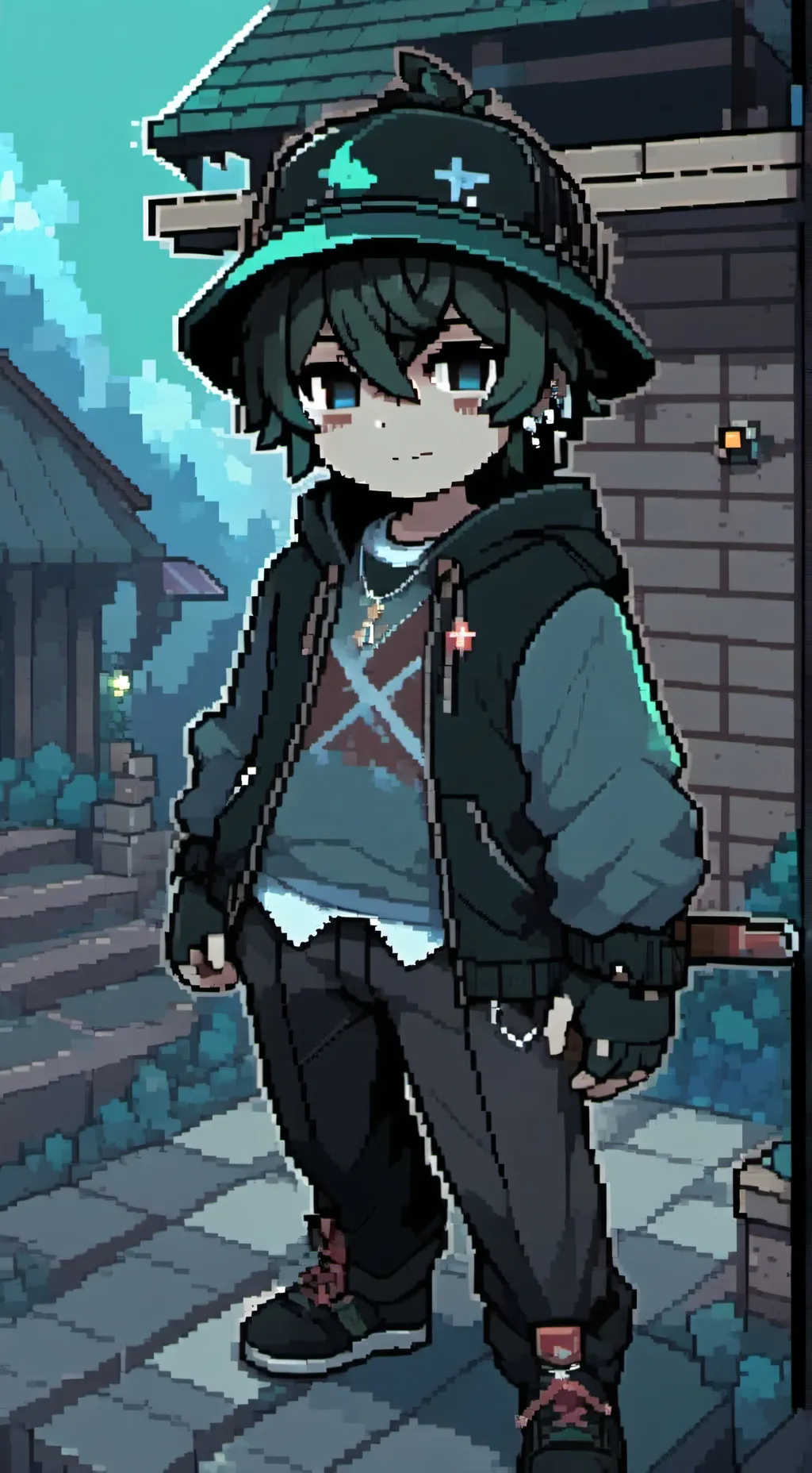 ai character: steal a brainrot background