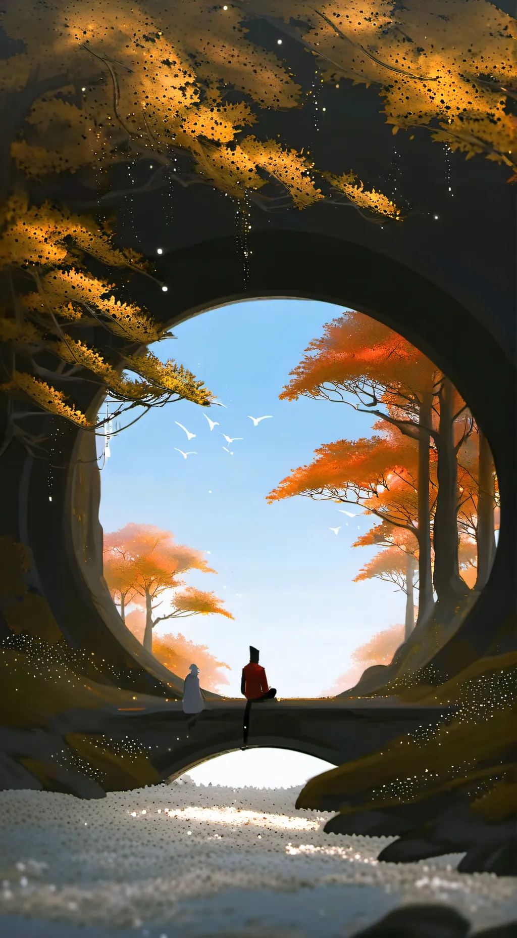 ai character: azure x two time background