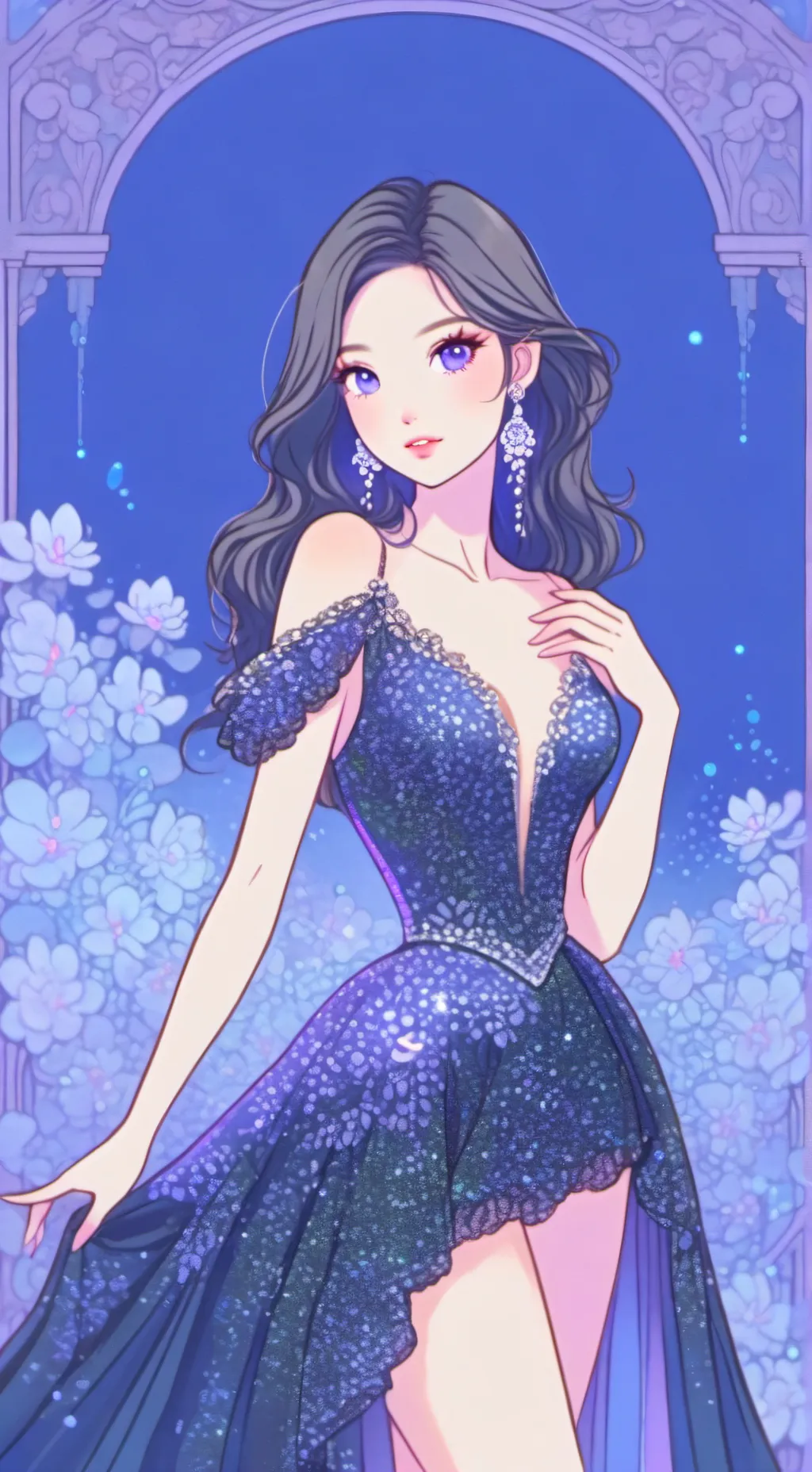 ai character: Ariana  background