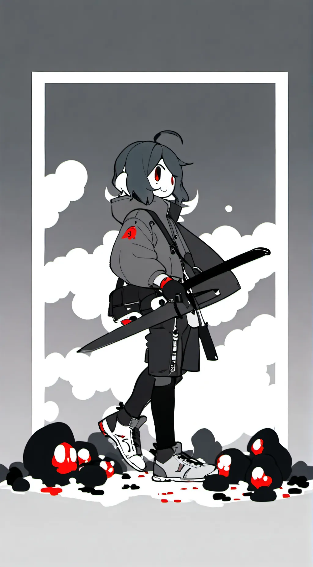 ai character: Blot X Looey background