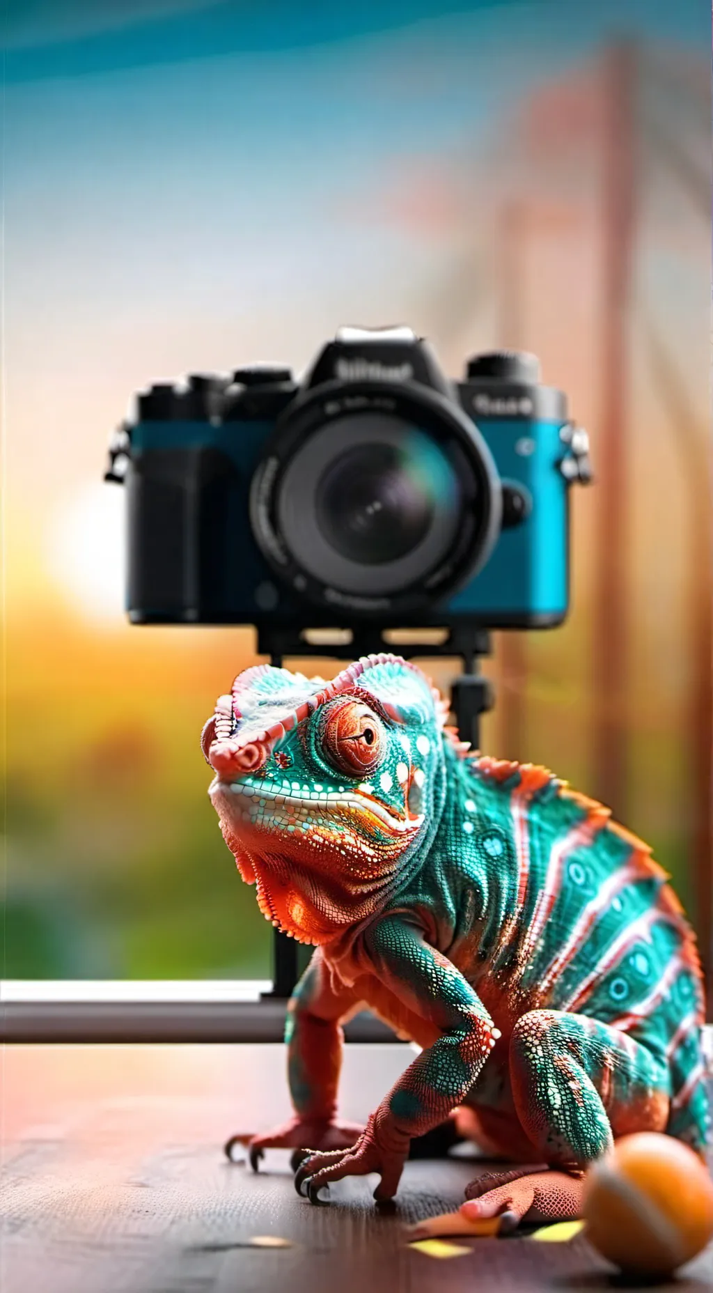 ai character: Pixel background