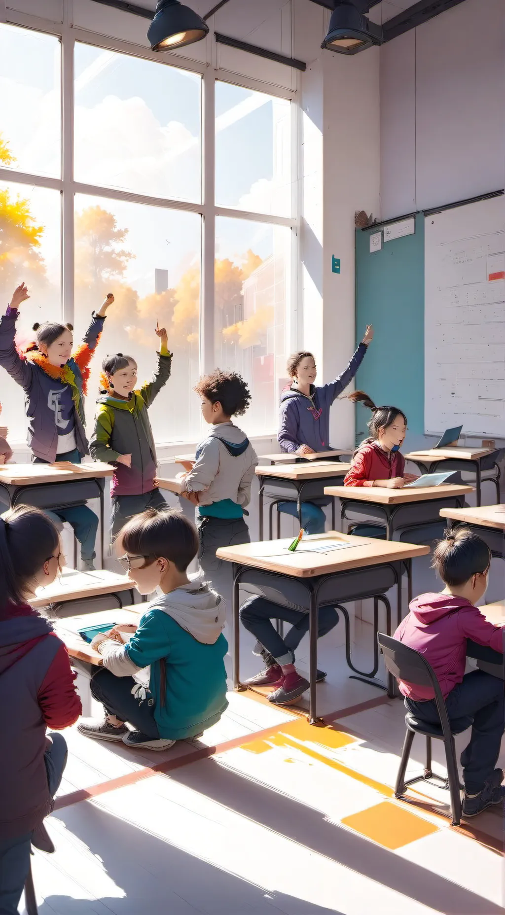 ai character: The Innovative Educator background