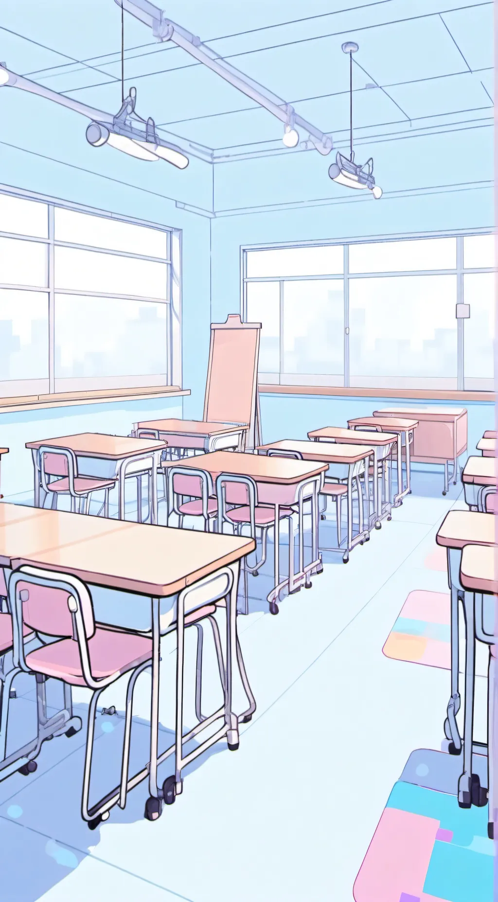 ai character: new school background