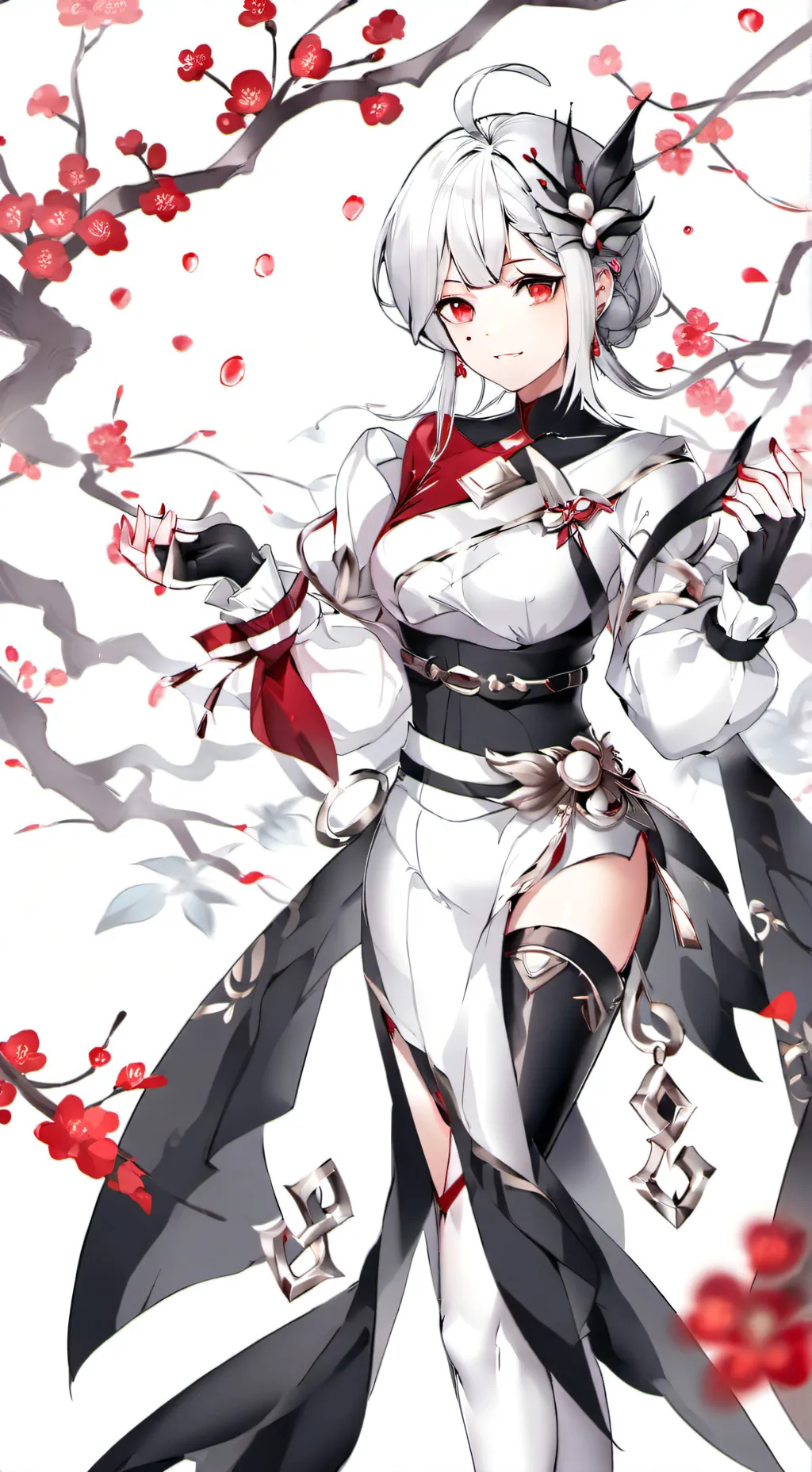 ai character: Sakura background