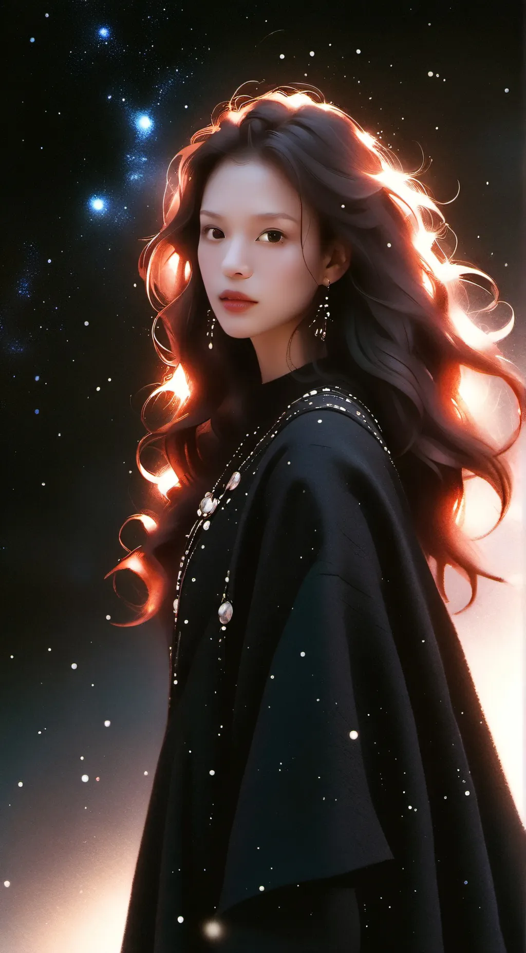 ai character: luna/girlfriend  background