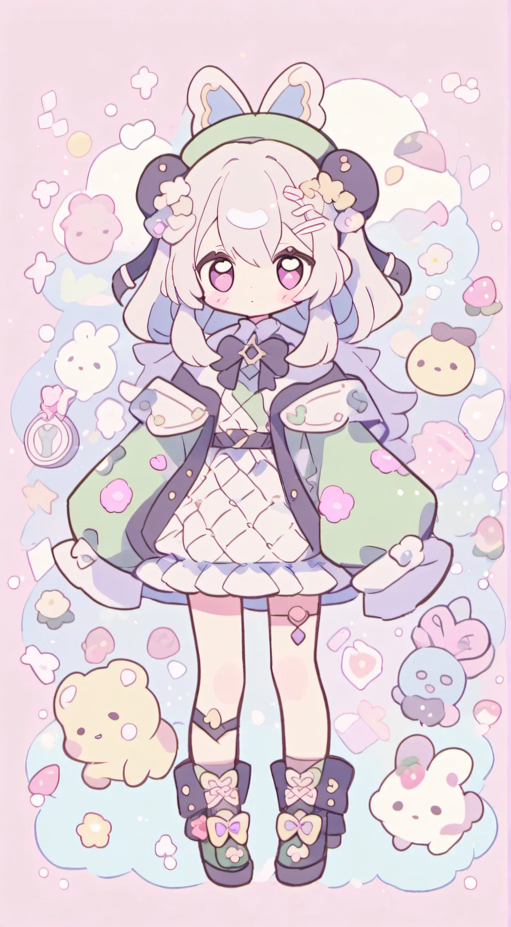 ai character: ai♡scream background