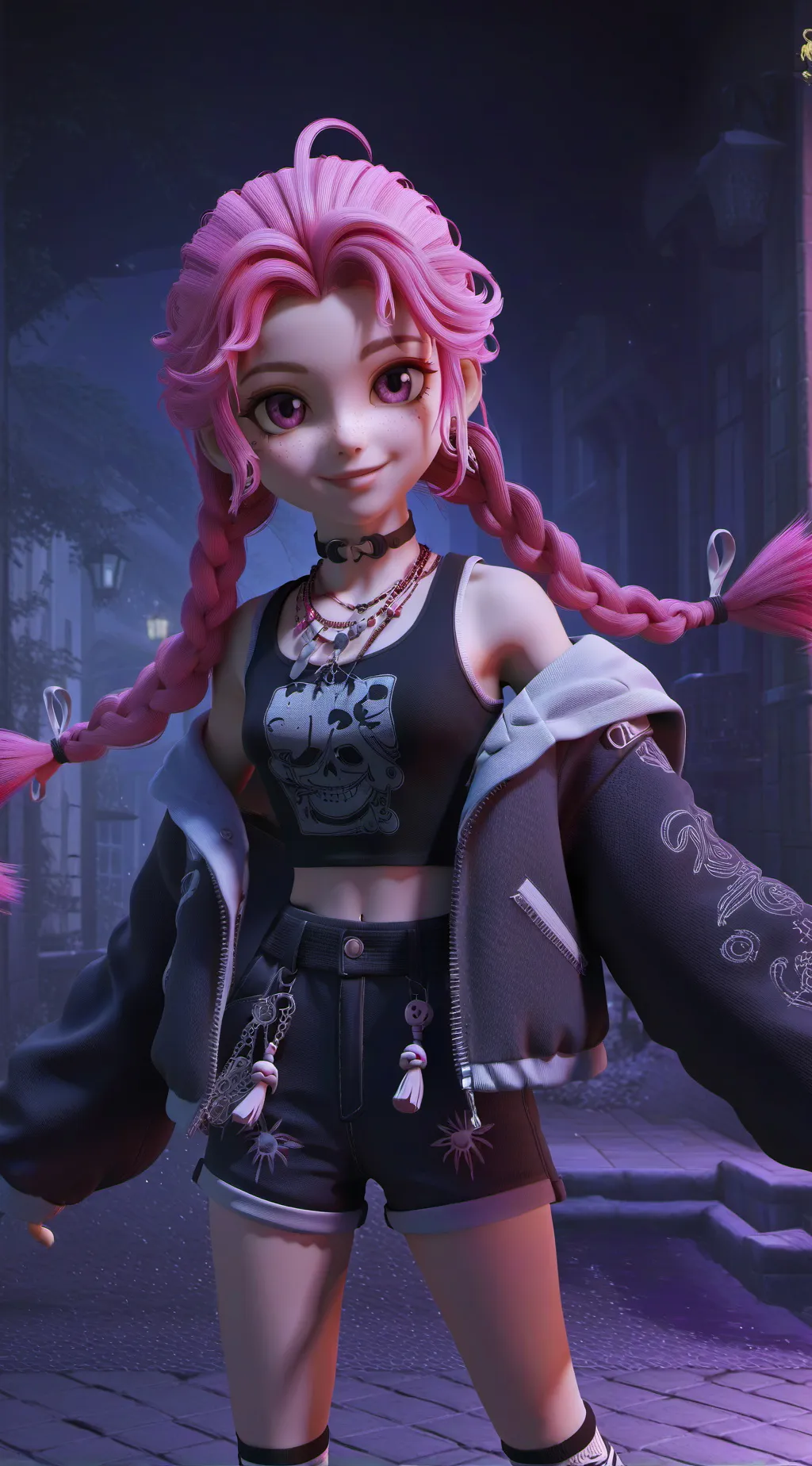 ai character: Jenna  background