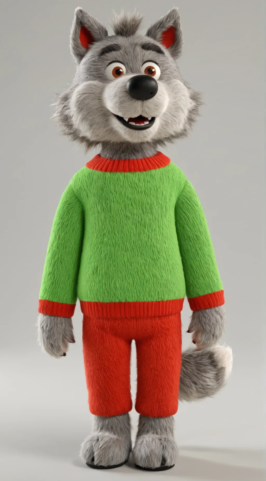 ai character: Wolfy background