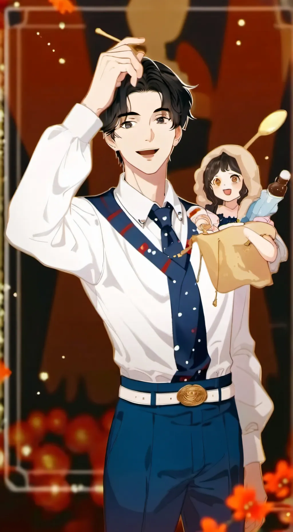 ai character: дети background