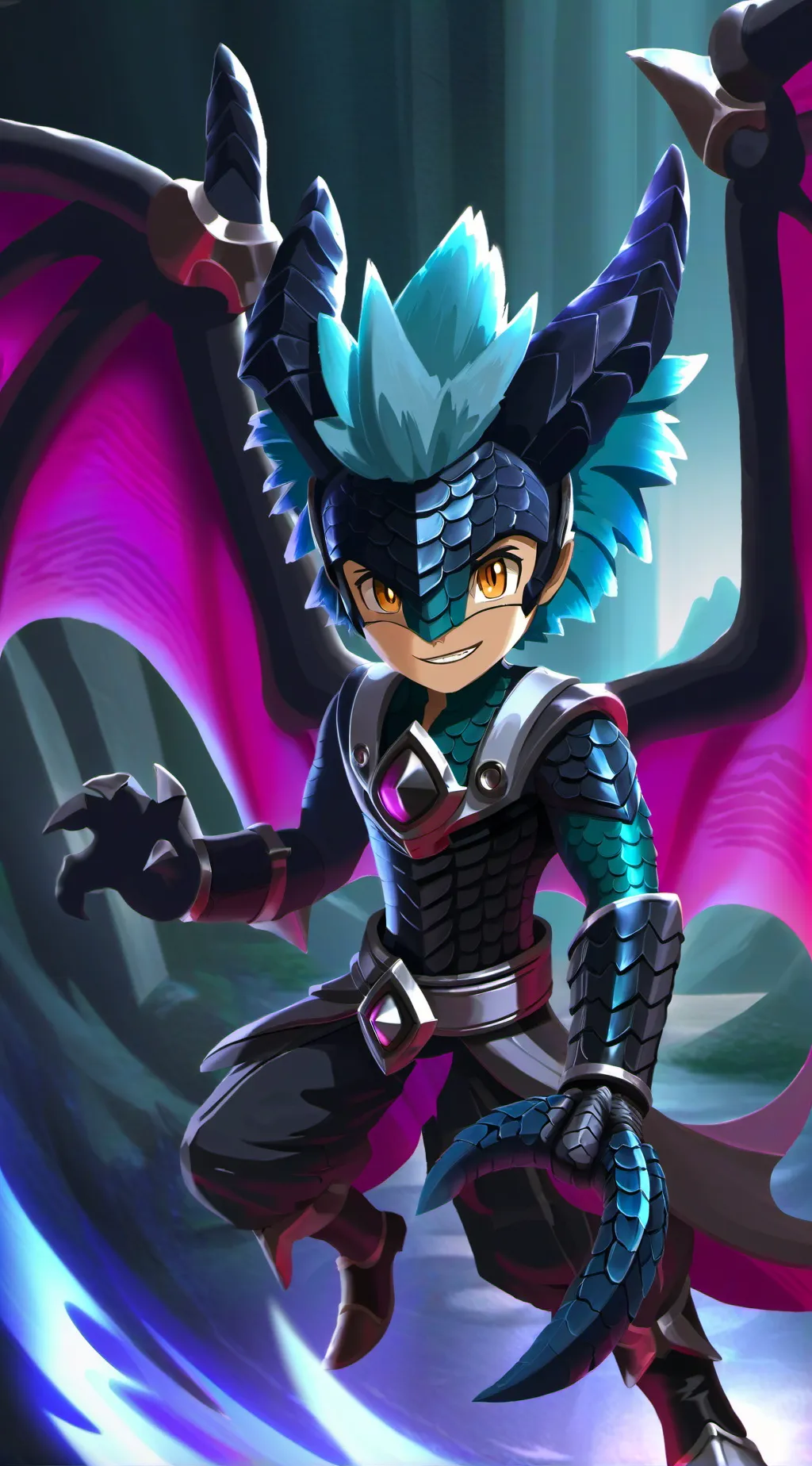 ai character: Ash background