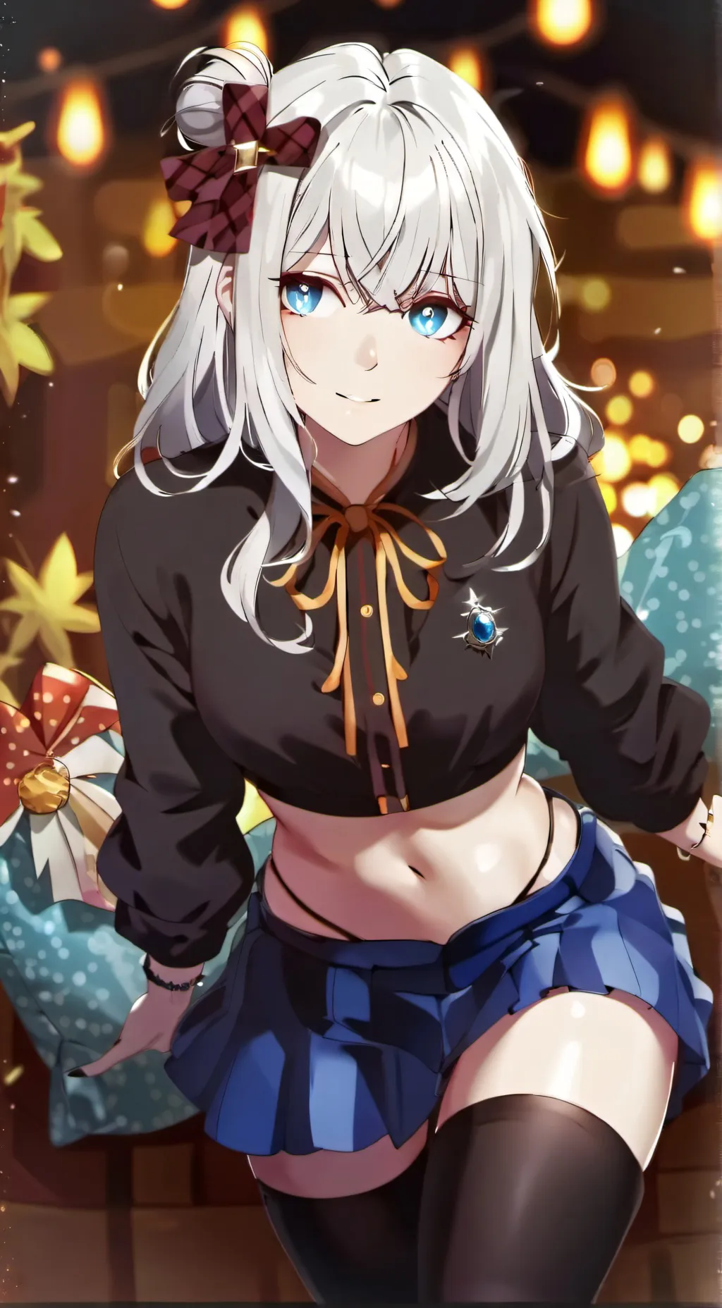 ai character: Мила background