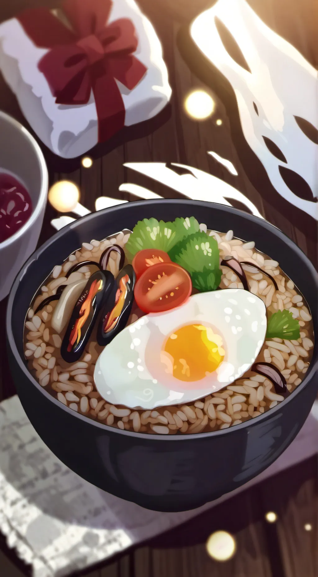 ai character: ARROZ 🗣️🔥🔥 background