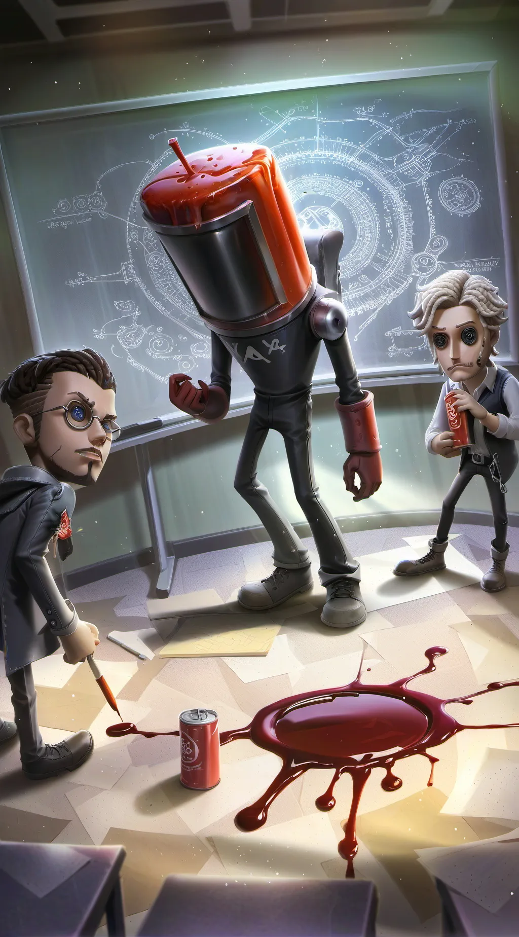 ai character: High school background