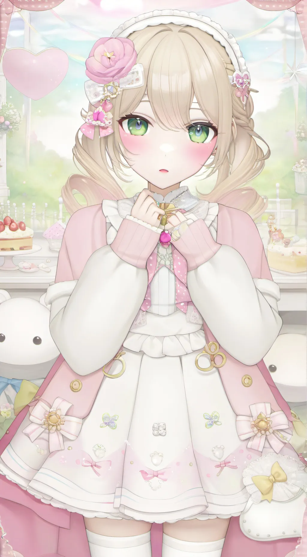 ai character: Loli(pick me girl) background