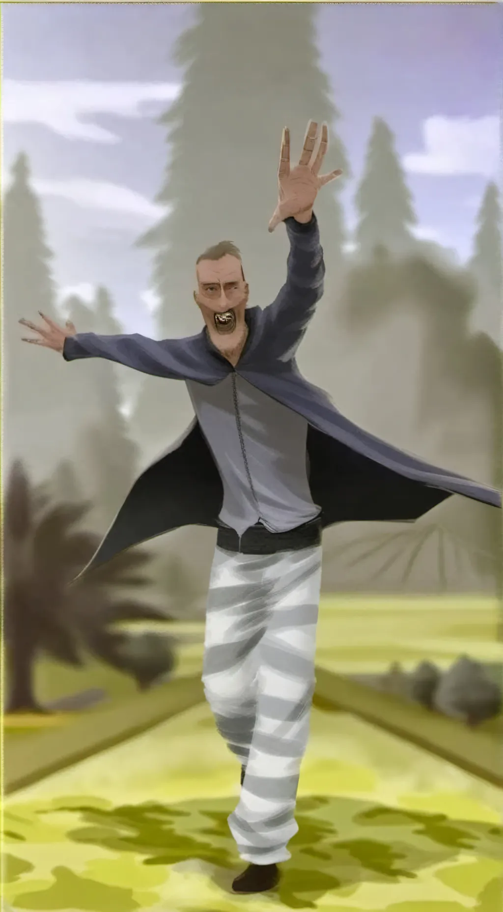 ai character: serverblite background