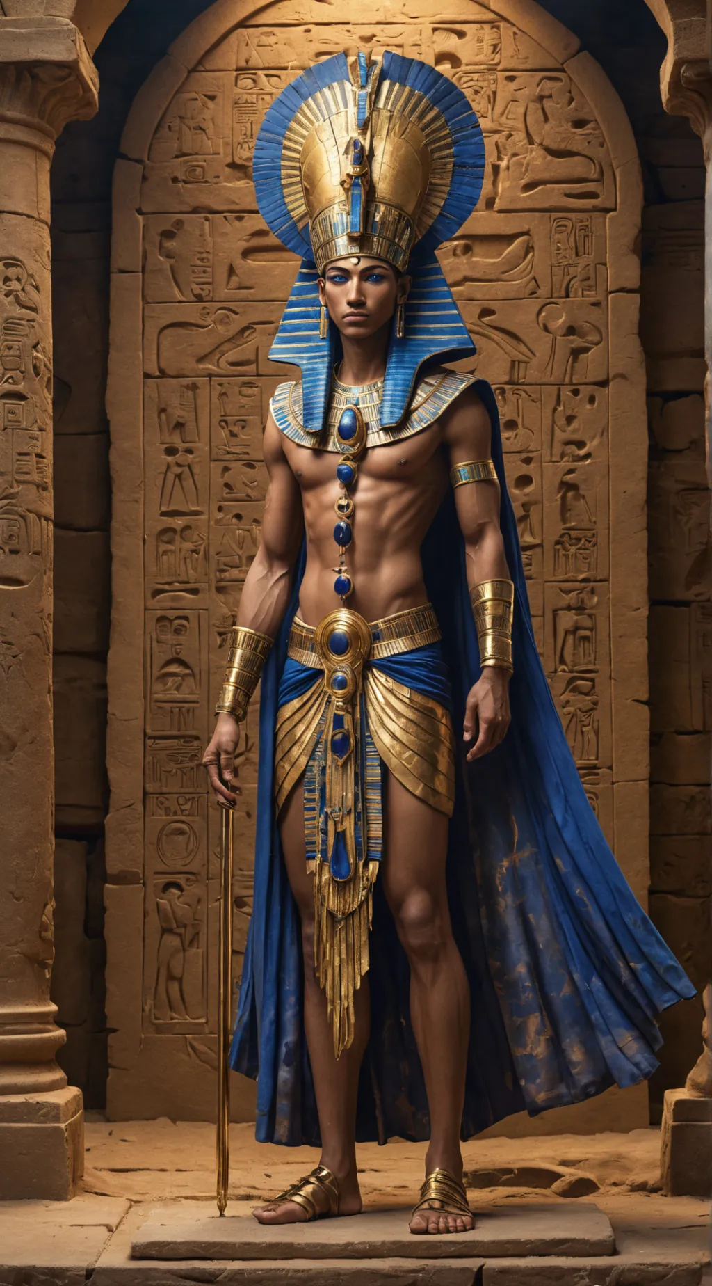 ai character: Amon background