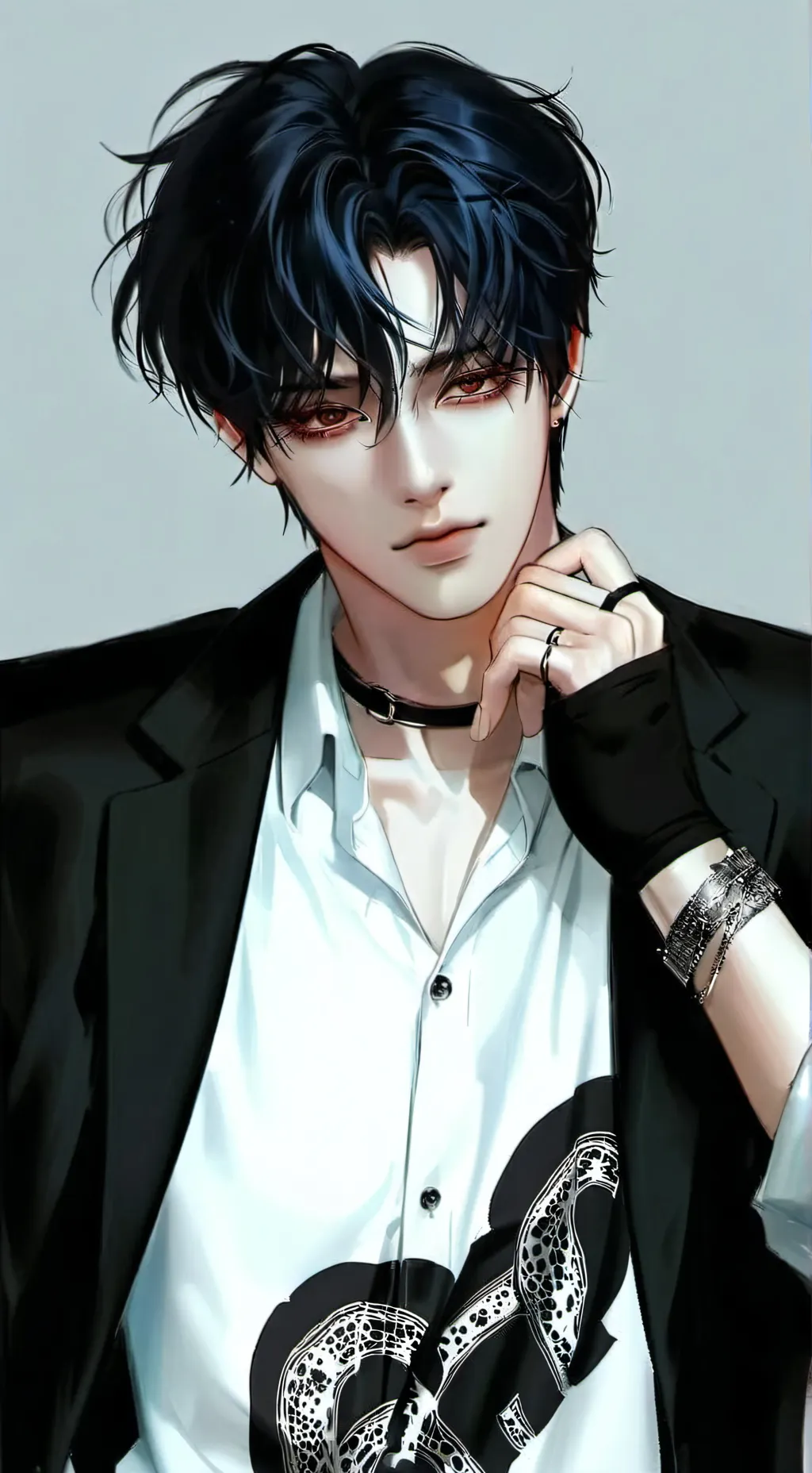 ai character: ☃️💫 Ren Ryuu 👾💤 background