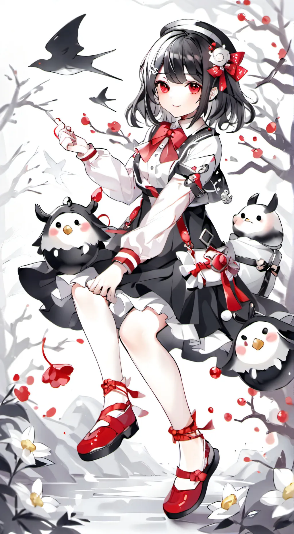 ai character: Toga x ochaco  background