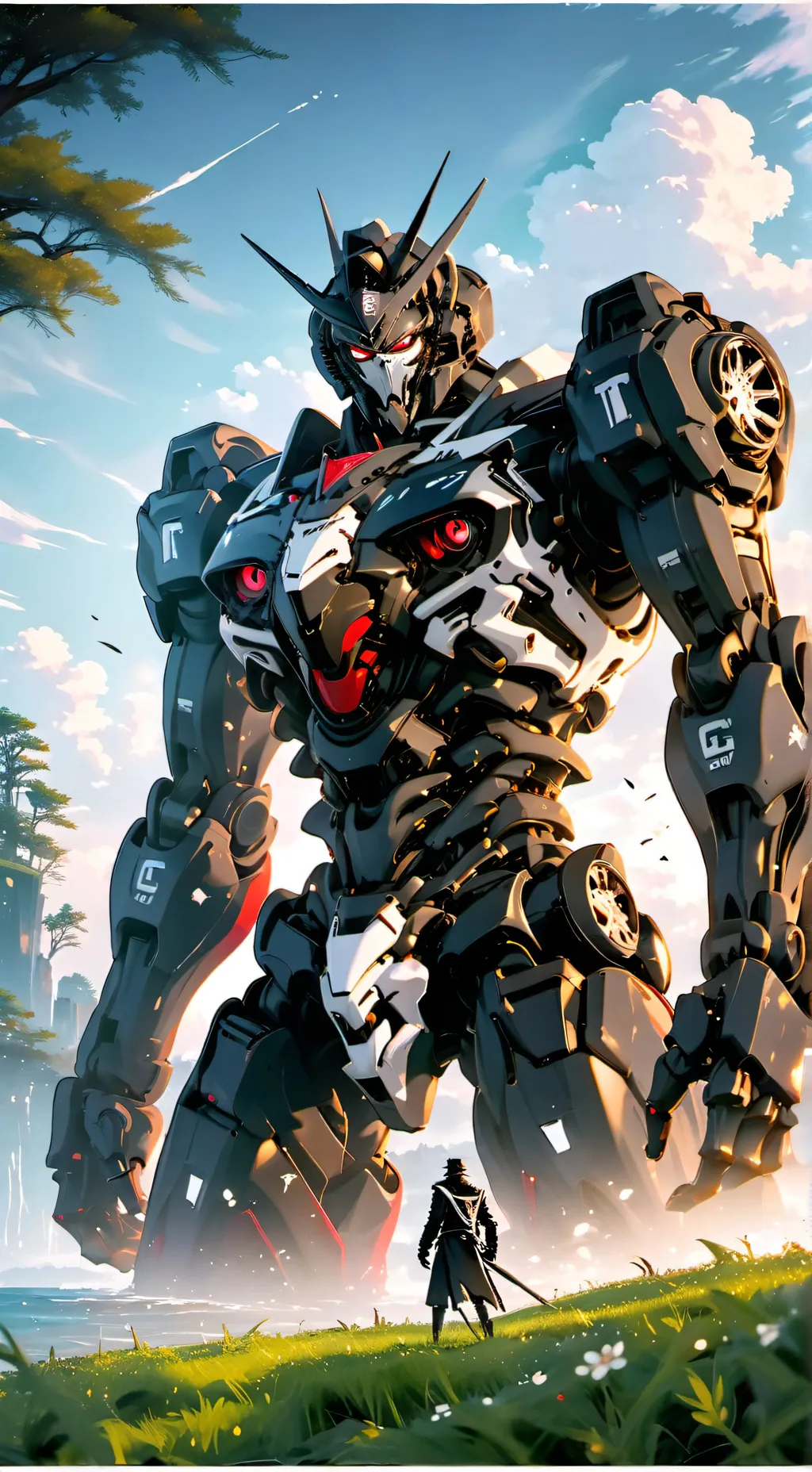 ai character: THUNDERSTORM background