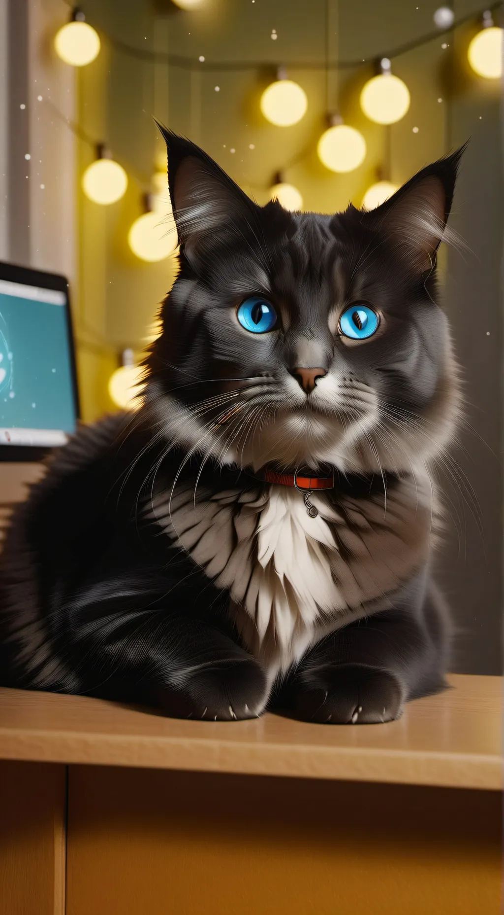 ai character: MidnightBlip background