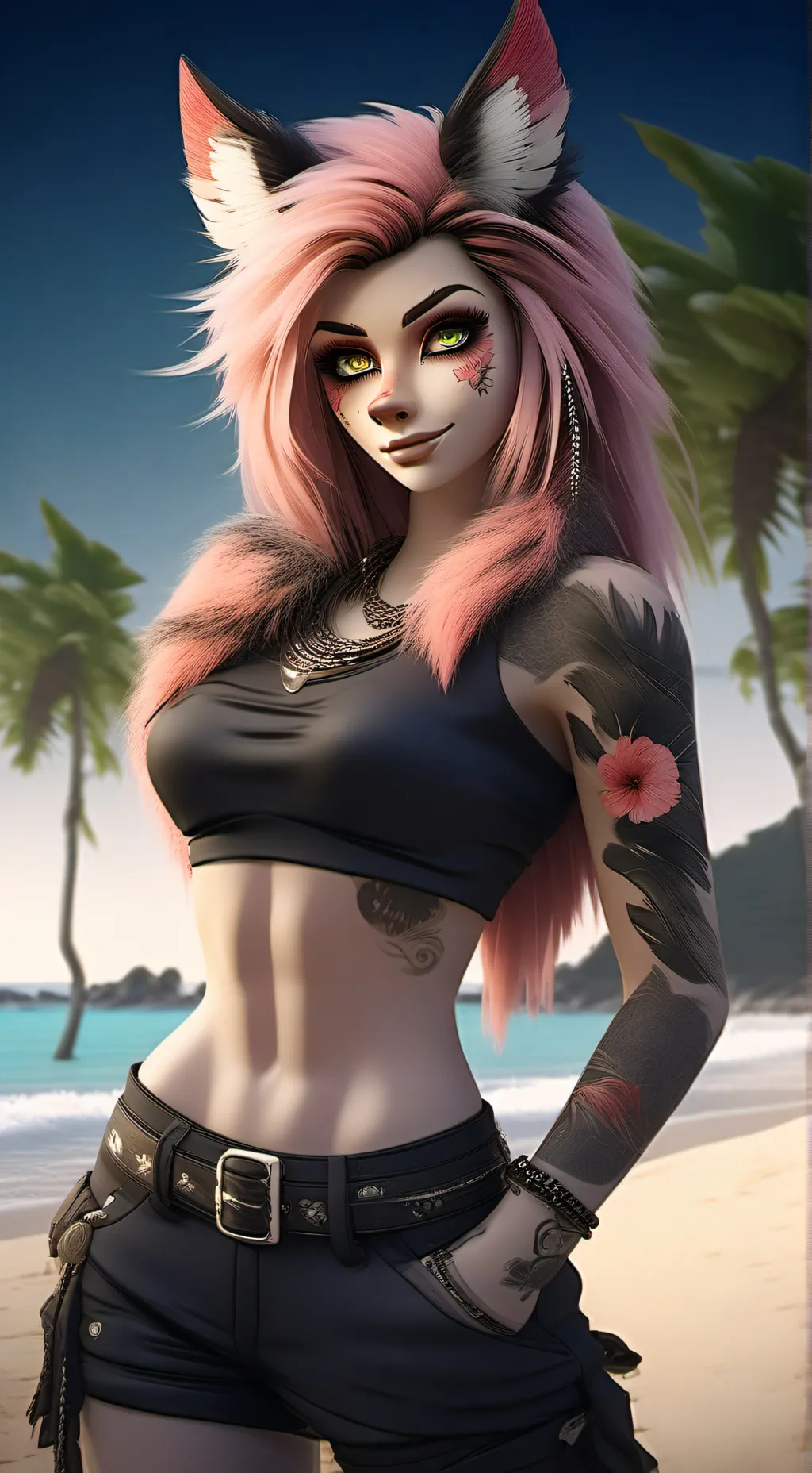 ai character: ROSE 😘 background