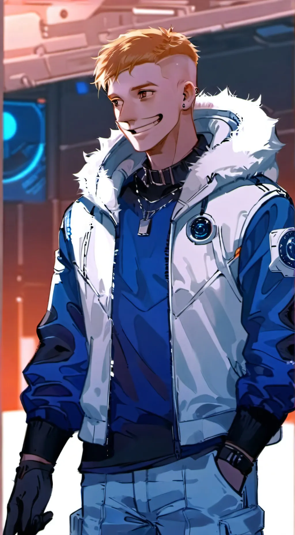 ai character: Leon background