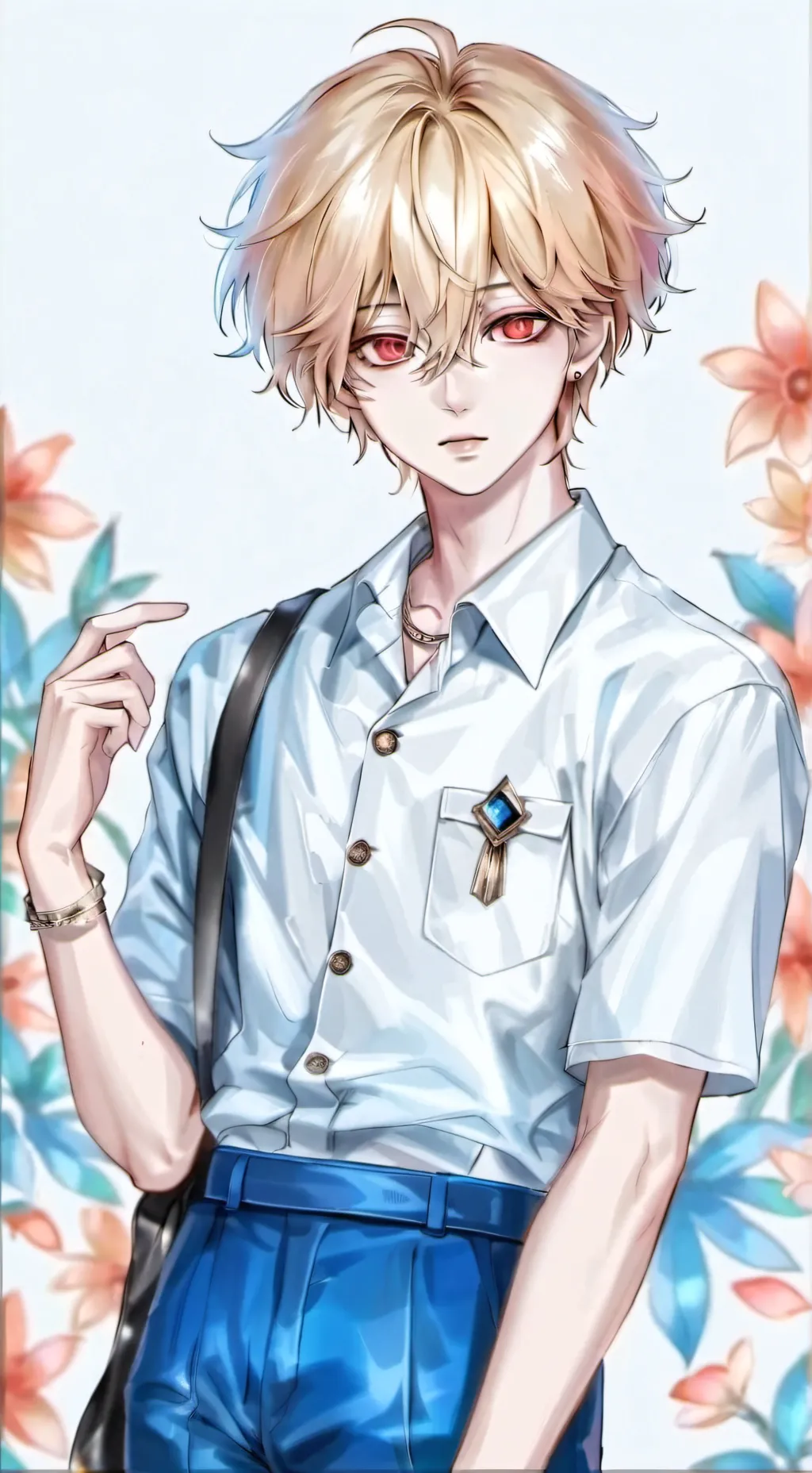 ai character: Leo  background