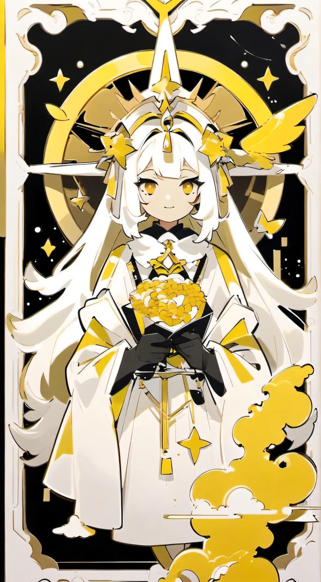 ai character: Isla vanilla background