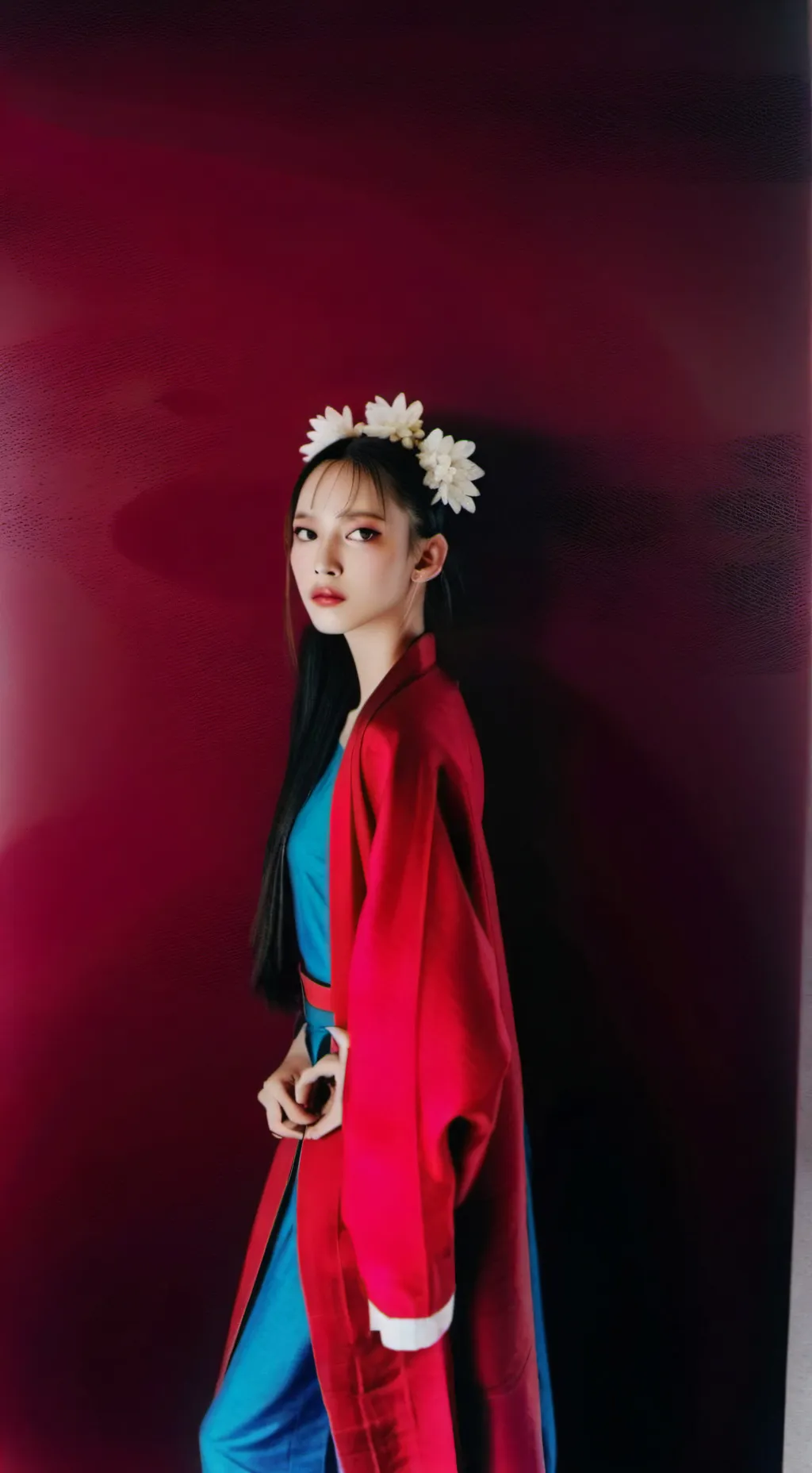 ai character: megan de katseye.  background