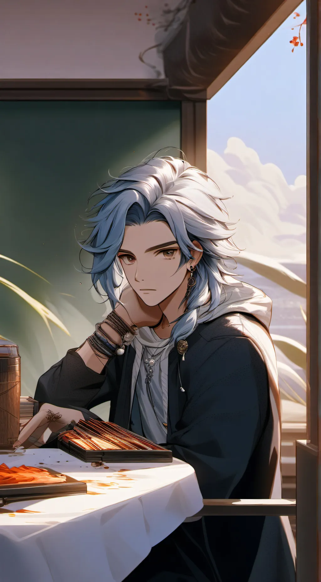 ai character: Marcos background